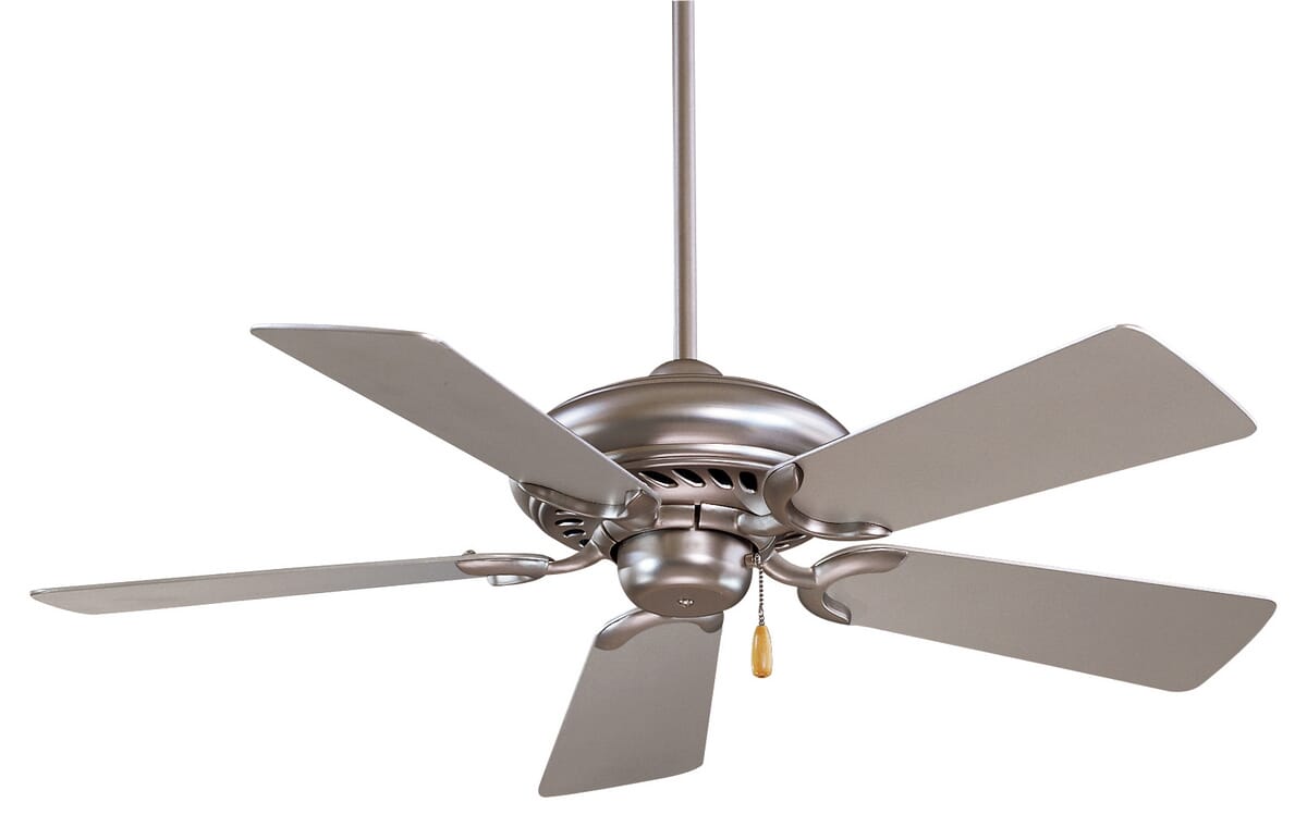 Minka-Aire Supra 44" Ceiling Fan in Brushed Steel