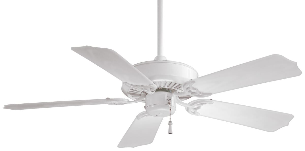 Minka-Aire Sundance 42" Indoor/Outdoor Ceiling Fan in White