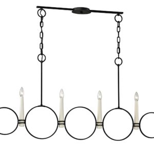 Troy Juliette 4-Light Chandelier in Country Iron