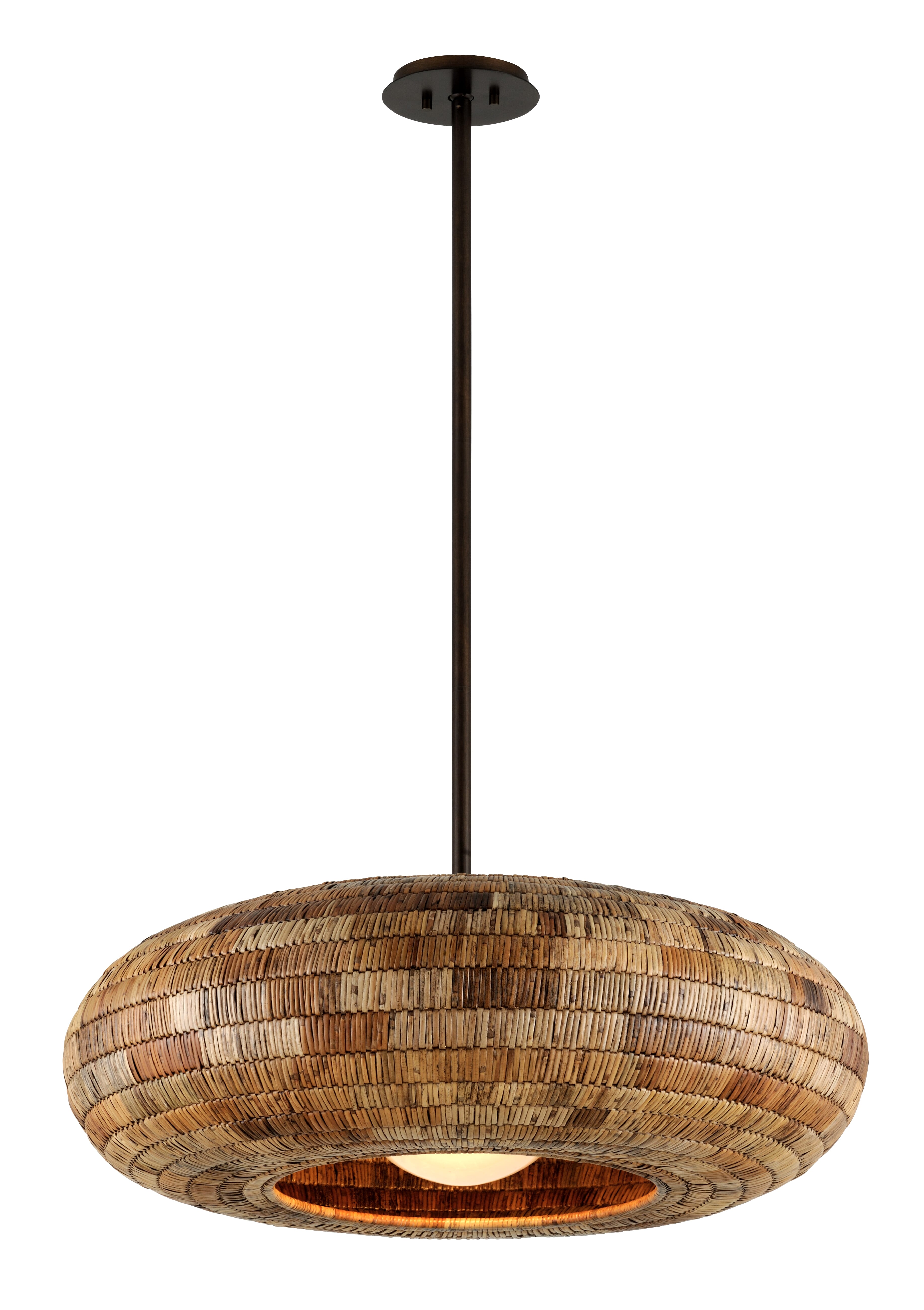 Troy Breuer 14" Pendant Light in Bronze