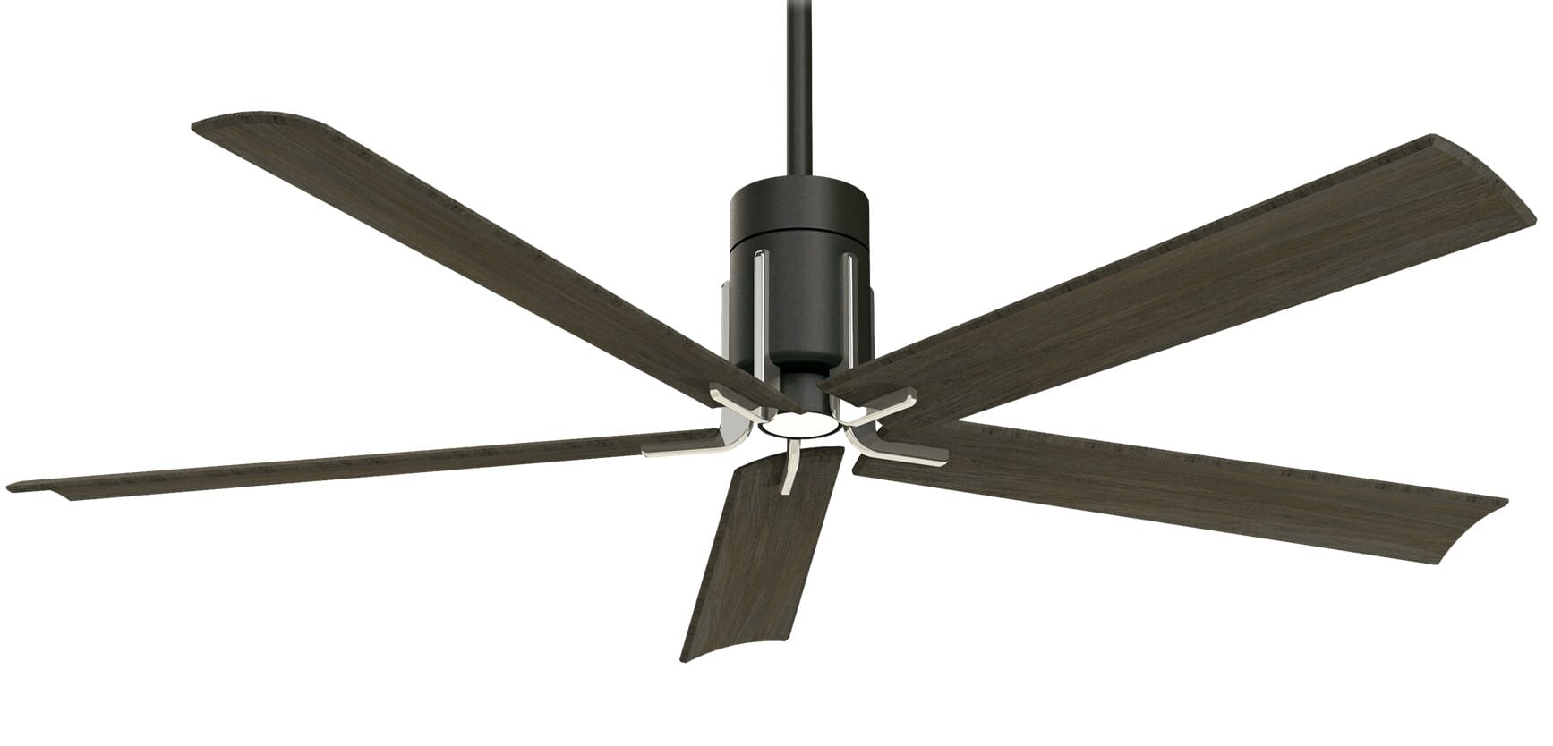 Minka-Aire Clean LED  60" Ceiling Fan in Matte Black and Brushed Nickel