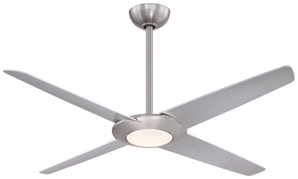 Minka-Aire Pancake Xl LED 62" LED Ceiling Fan in Brushed Nickel