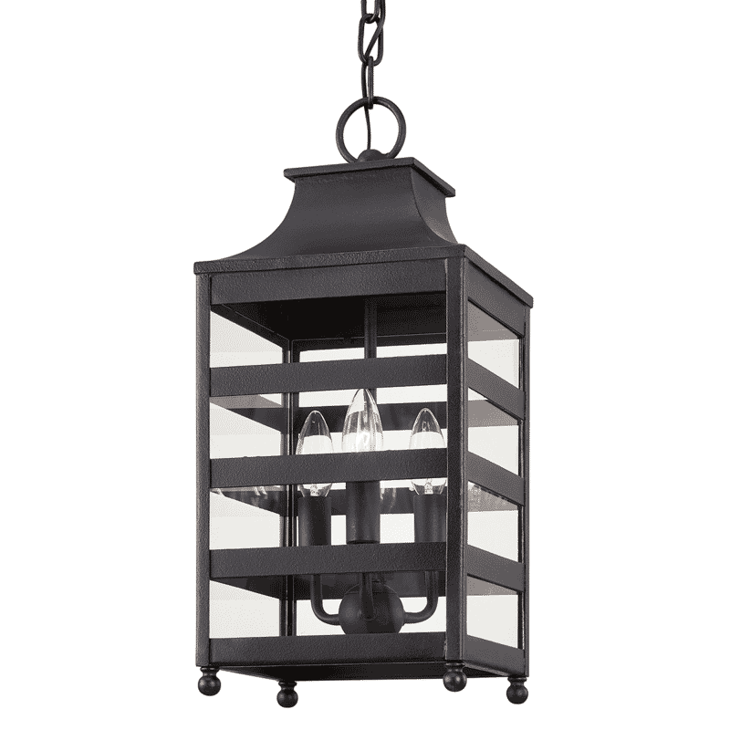 Troy Holstrom 3-Light Outdoor Hanging Light in Forged Iron