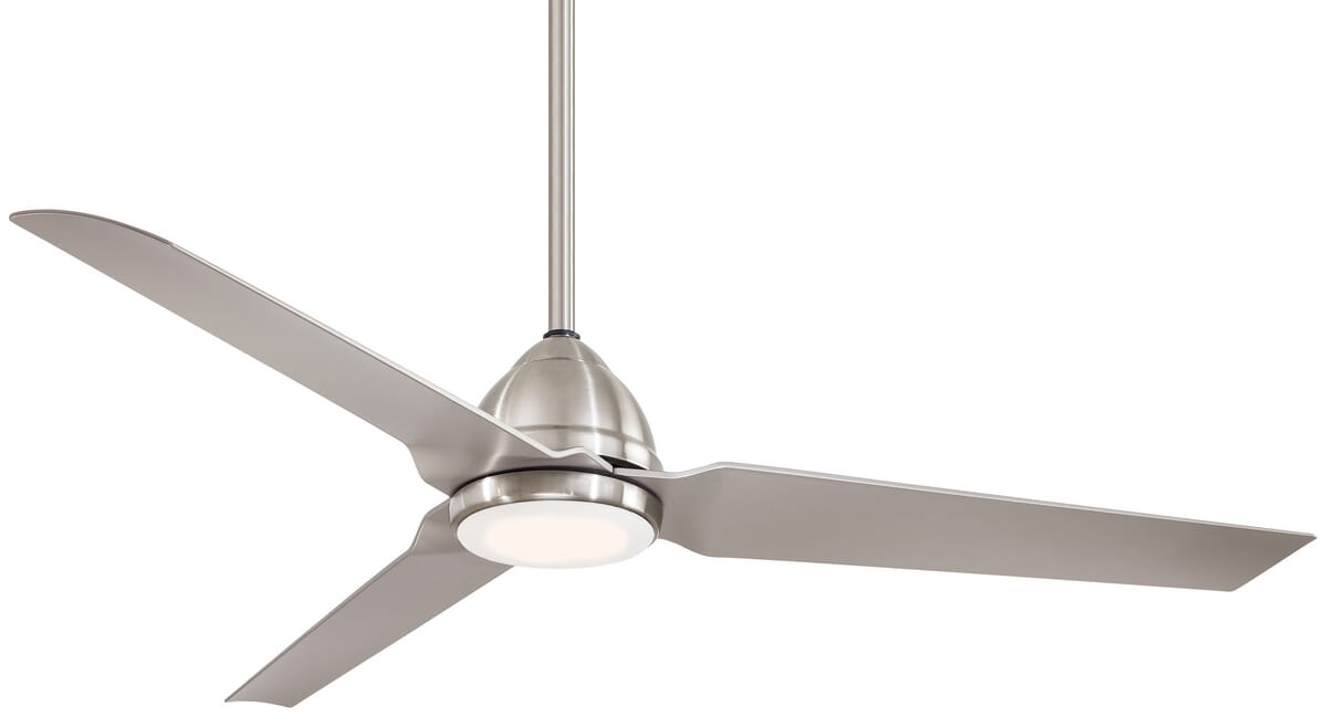 Minka-Aire Java LED 54" Indoor/Outdoor Ceiling Fan in Brushed Nickel