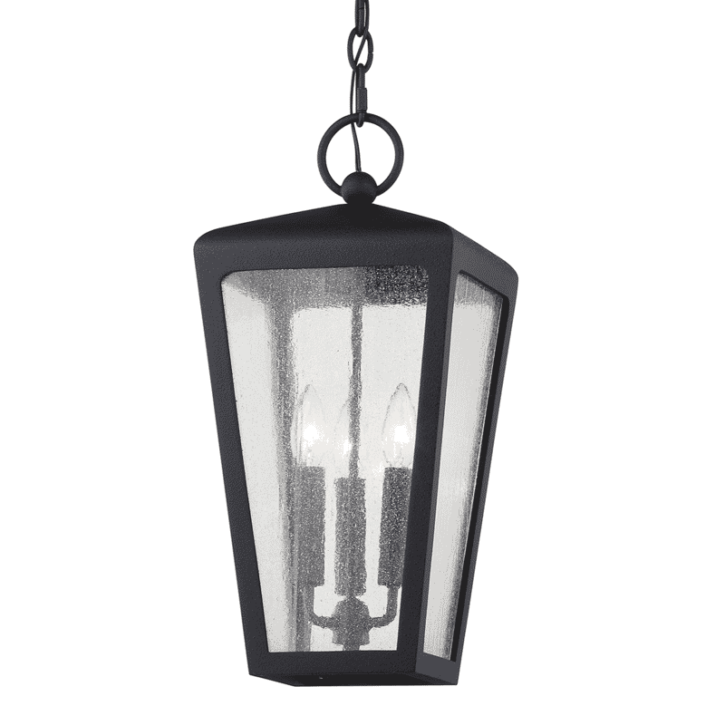 Troy Mariden 3-Light Outdoor Hanging Light in Textured Black