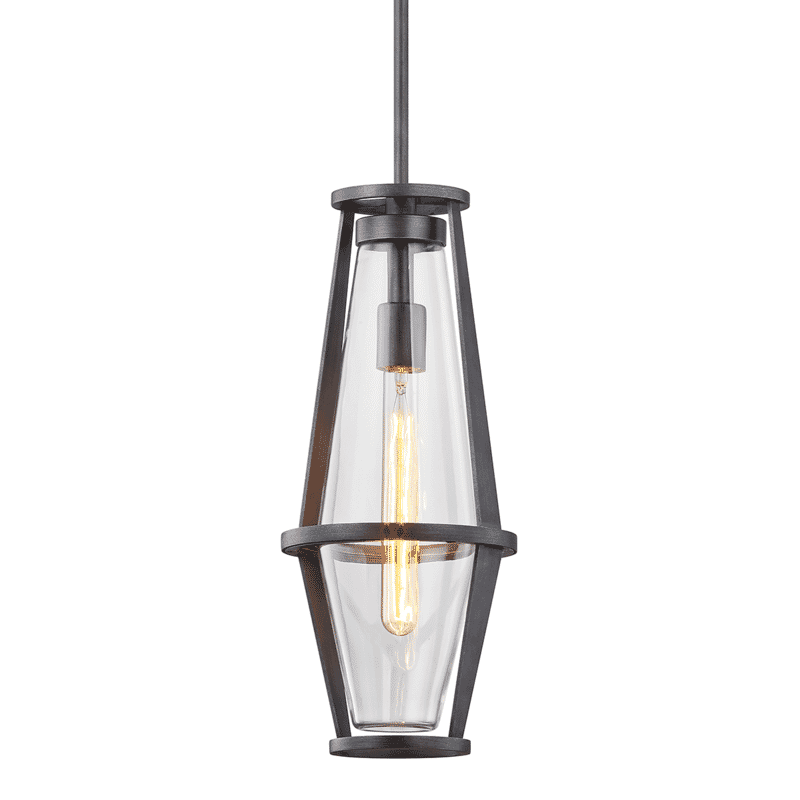 Troy Prospect Outdoor Hanging Light in Graphite