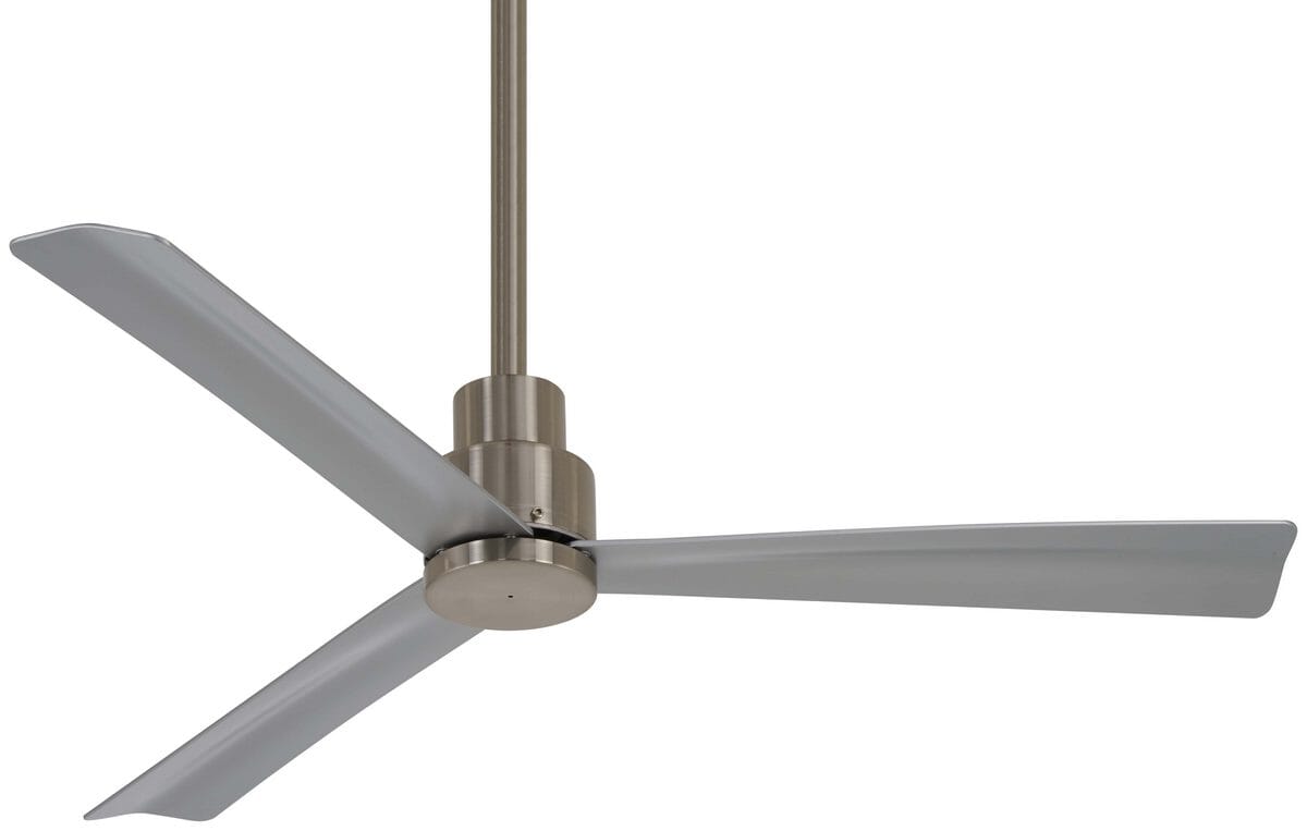 Minka-Aire Simple 52" Indoor/Outdoor Ceiling Fan in Brushed Nickel