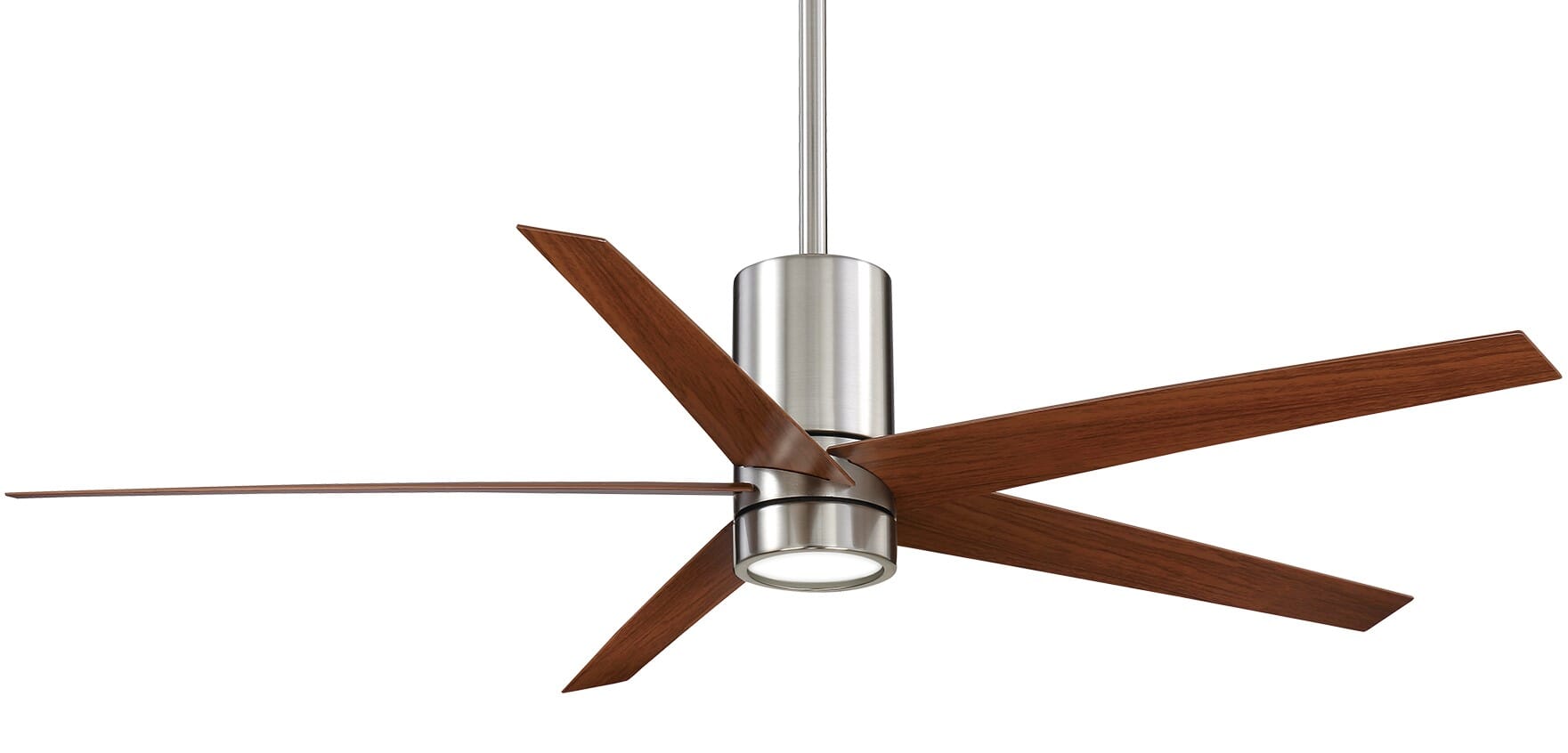 Minka-Aire Symbio 56" LED Ceiling Fan with Dark Walnut Blades