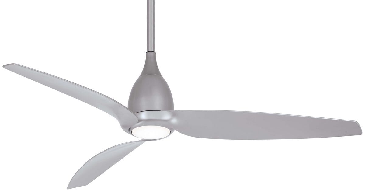 Minka-Aire Tear 60" LED Ceiling Fan in Silver