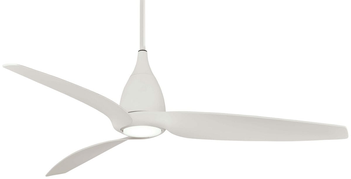 Minka-Aire Tear 60" LED Ceiling Fan in Flat White