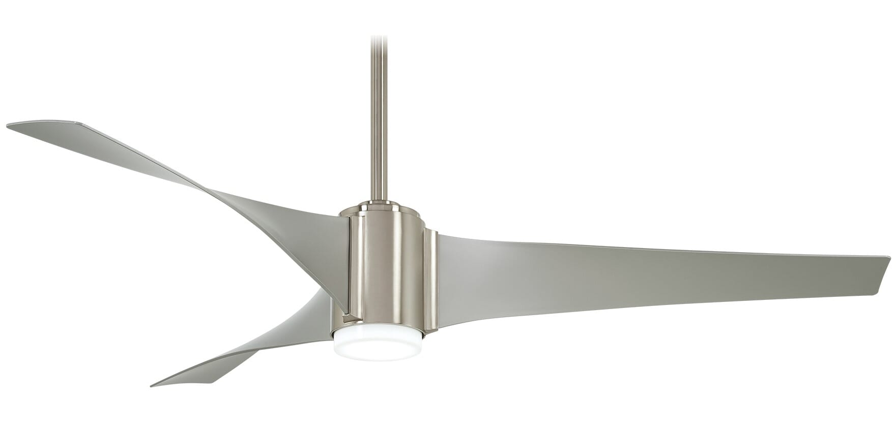 Minka-Aire Triple 60" LED Ceiling Fan in Brushed Nickel