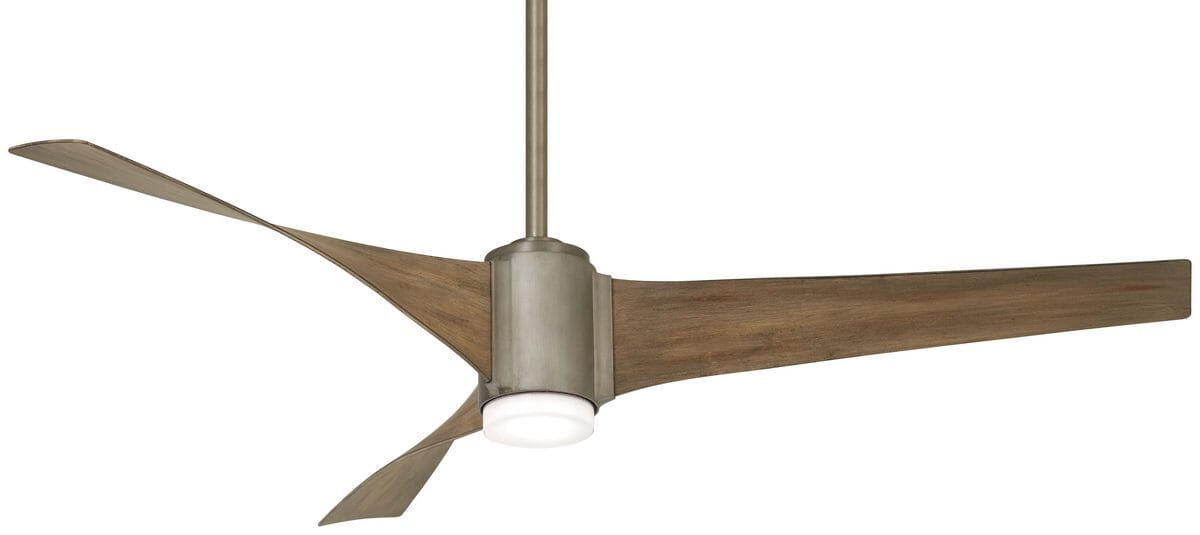 Minka-Aire Triple 60" LED Ceiling Fan in Brushed Steel