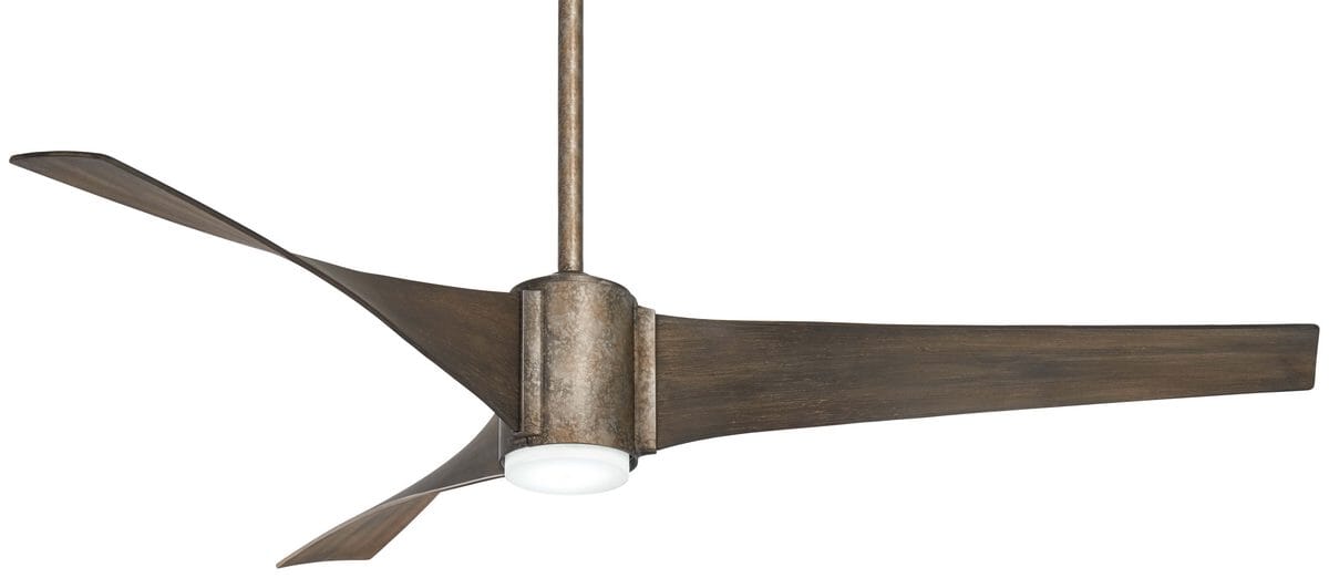 Minka-Aire Triple 60" LED Ceiling Fan in Vintage Iron