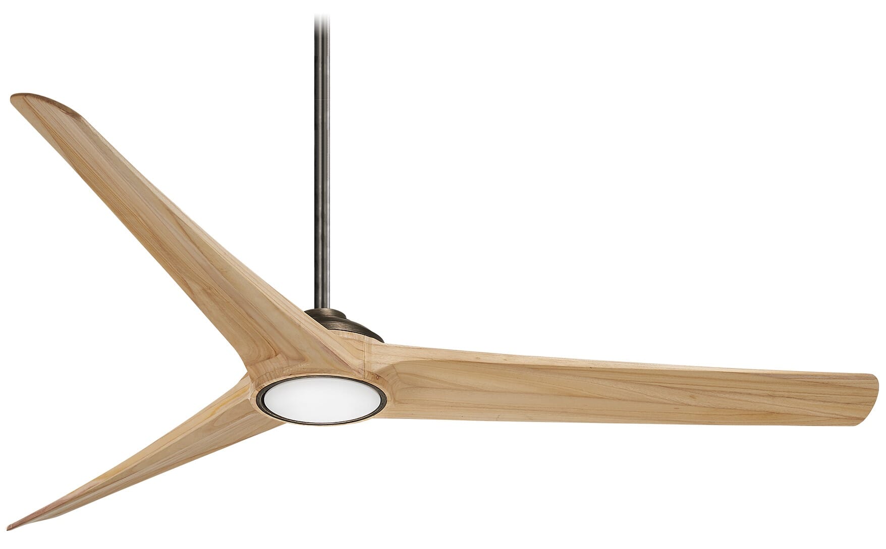 Minka-Aire Timber 84In LED Ceiling Fan With All Wood Blades in Heirloom Bronze W/Maple Blades