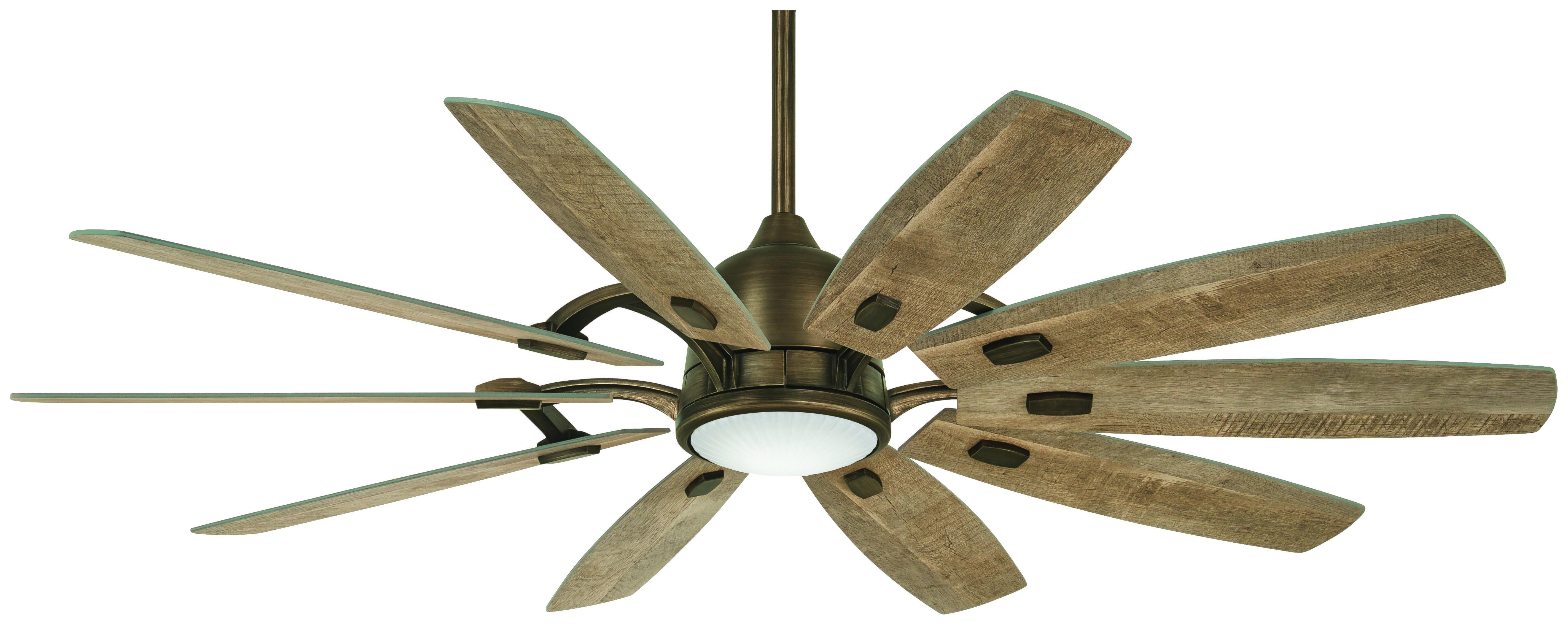 Minka-Aire Barn 65" LED Smart Ceiling Fan in Heirloom Bronze