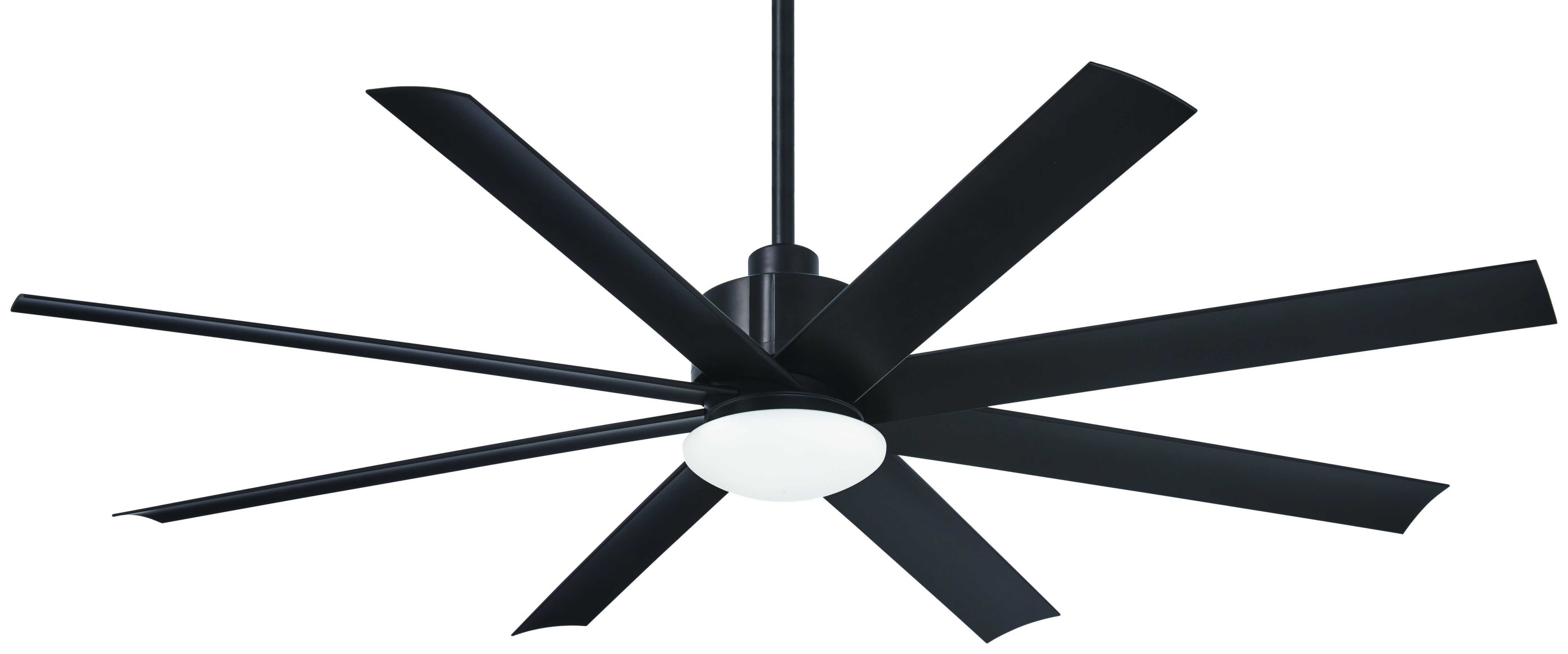 Minka-Aire Slipstream LED 65" Indoor/Outdoor Ceiling Fan in Coal