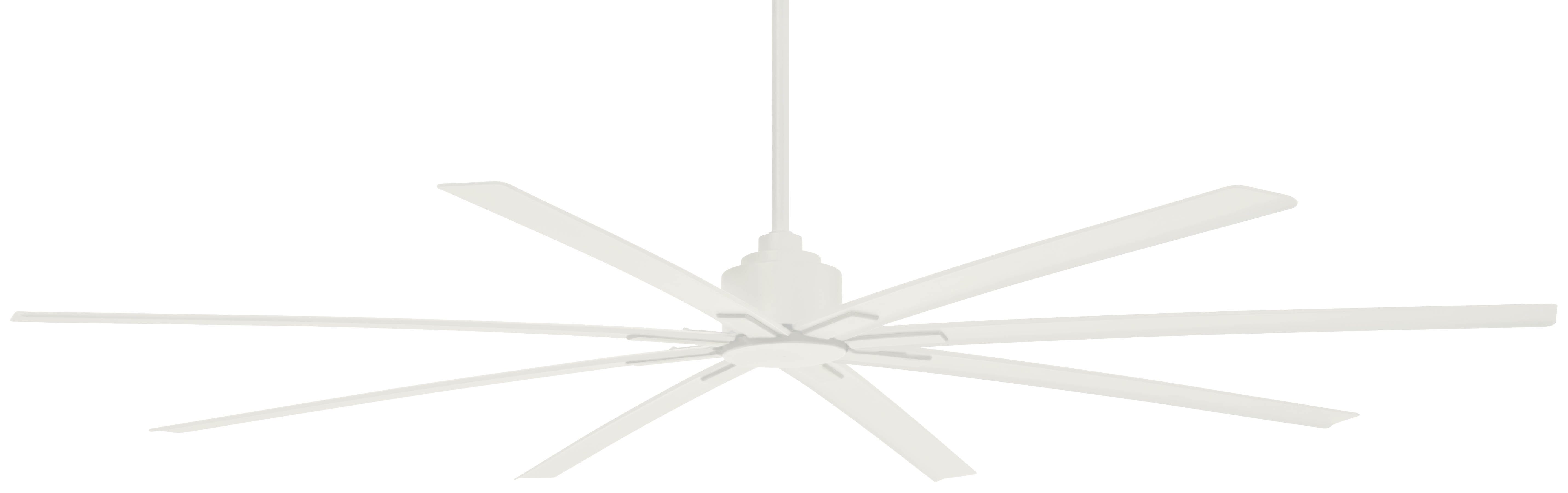 Minka-Aire Transitional 84" Indoor/Outdoor Ceiling Fan in Flat White