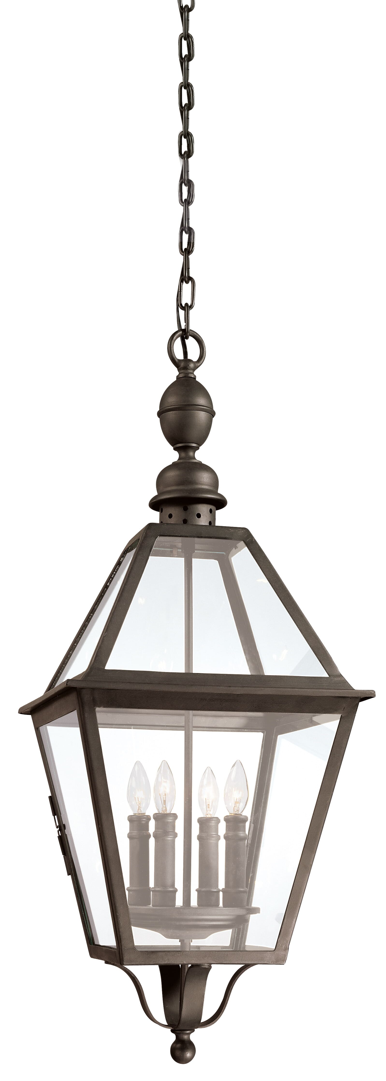 Troy Townsend 4-Light 34" Pendant Light in Natural Bronze