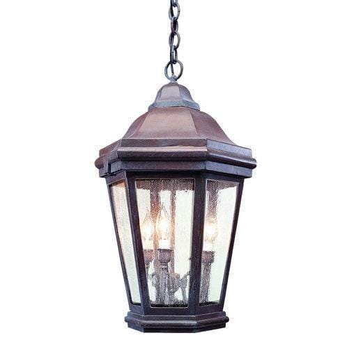 Troy Verona 3-Light 26" Pendant Light in Antique Bronze