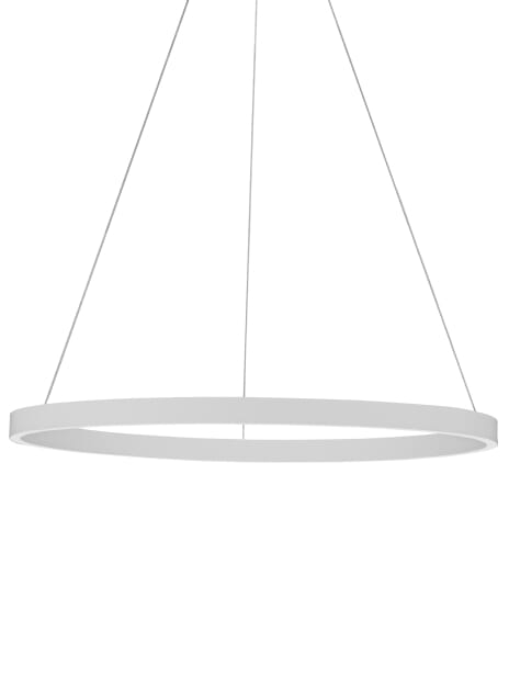 Tech Fiama 3000K LED 30" Pendant Light in White