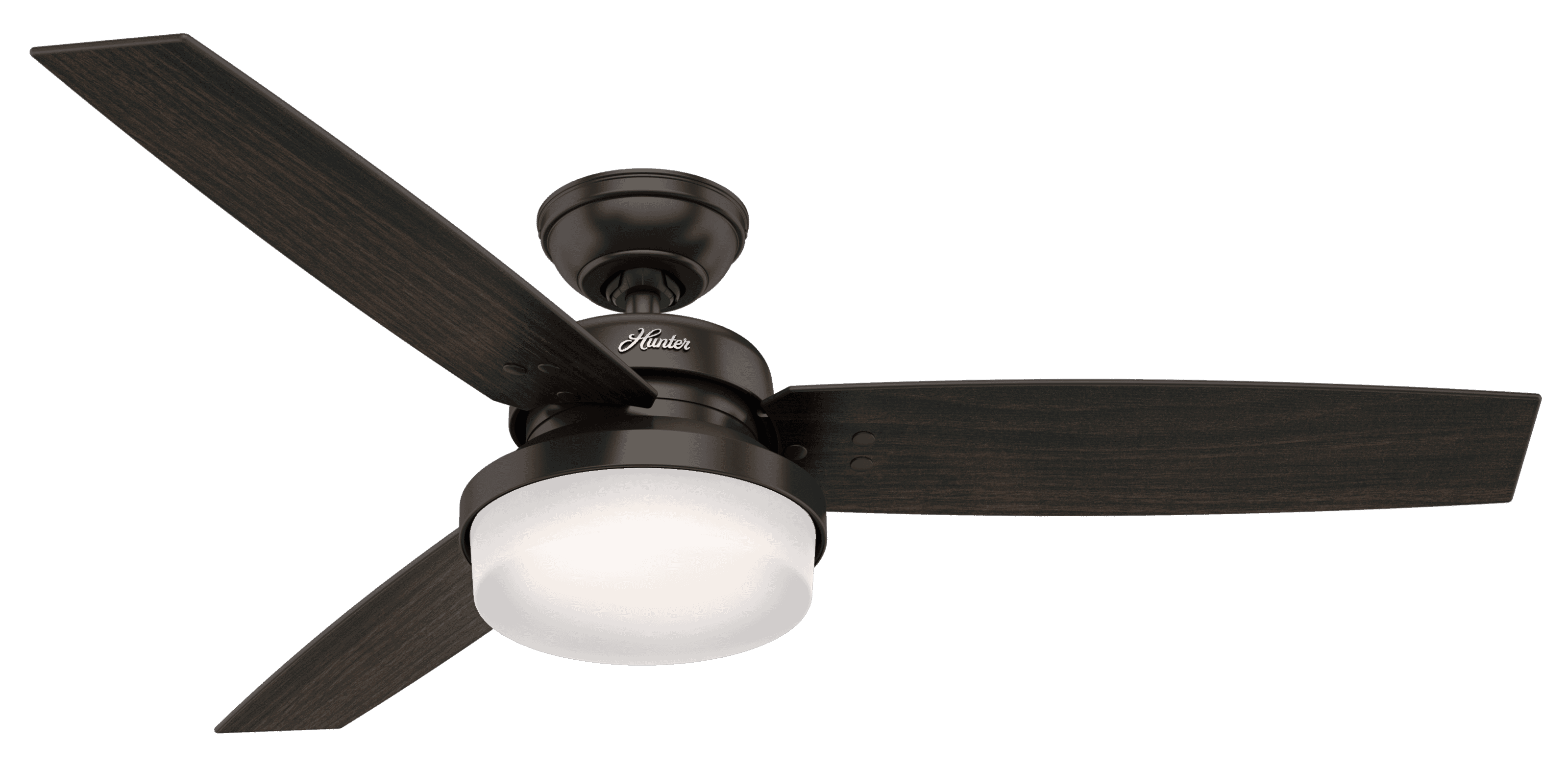 Hunter Fans Sentinel 2-Light 52" Indoor Ceiling Fan in Premier Bronze