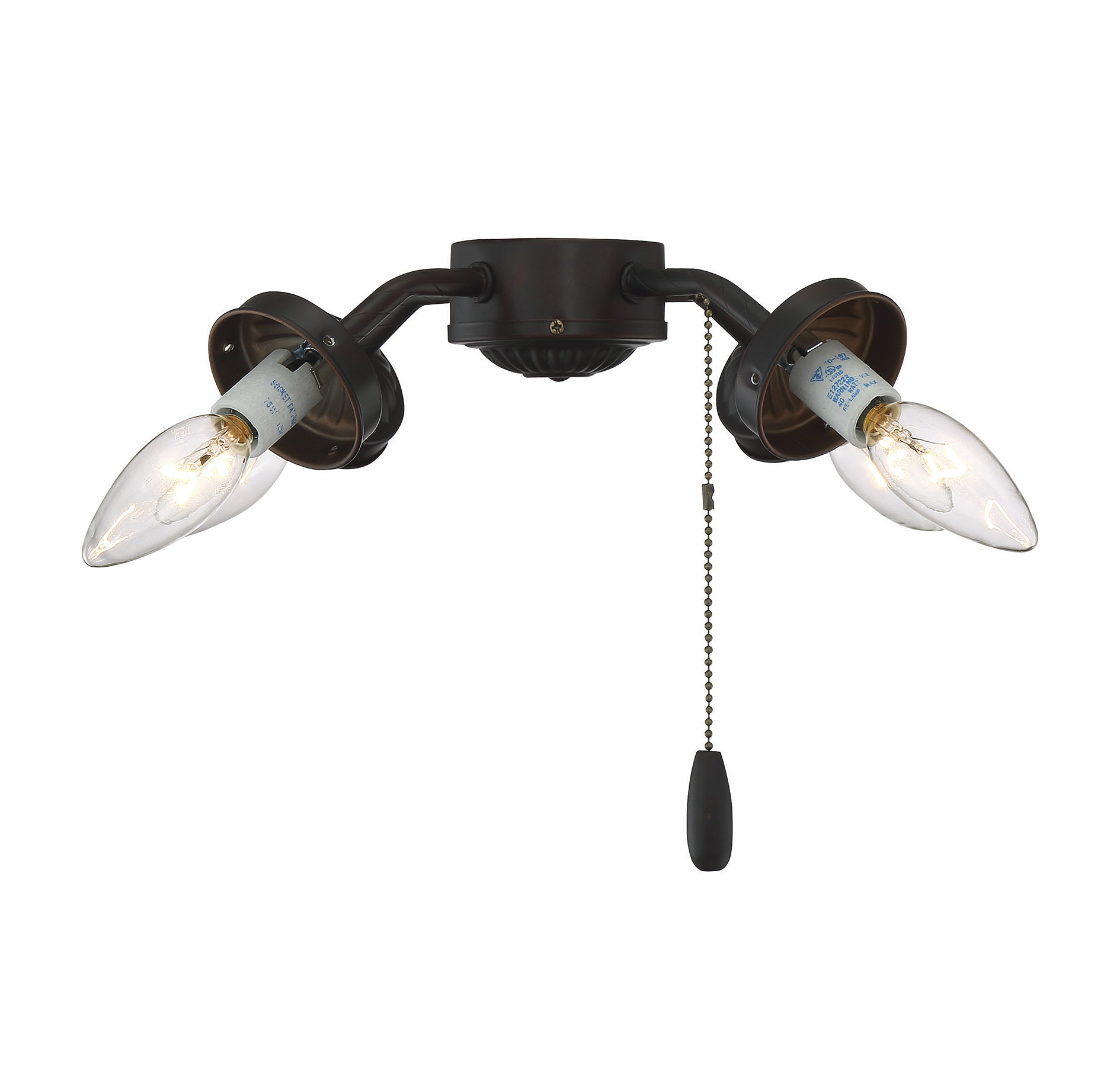 Savoy House Versatile 4-Arm Fan-Light Kit in English Bronze