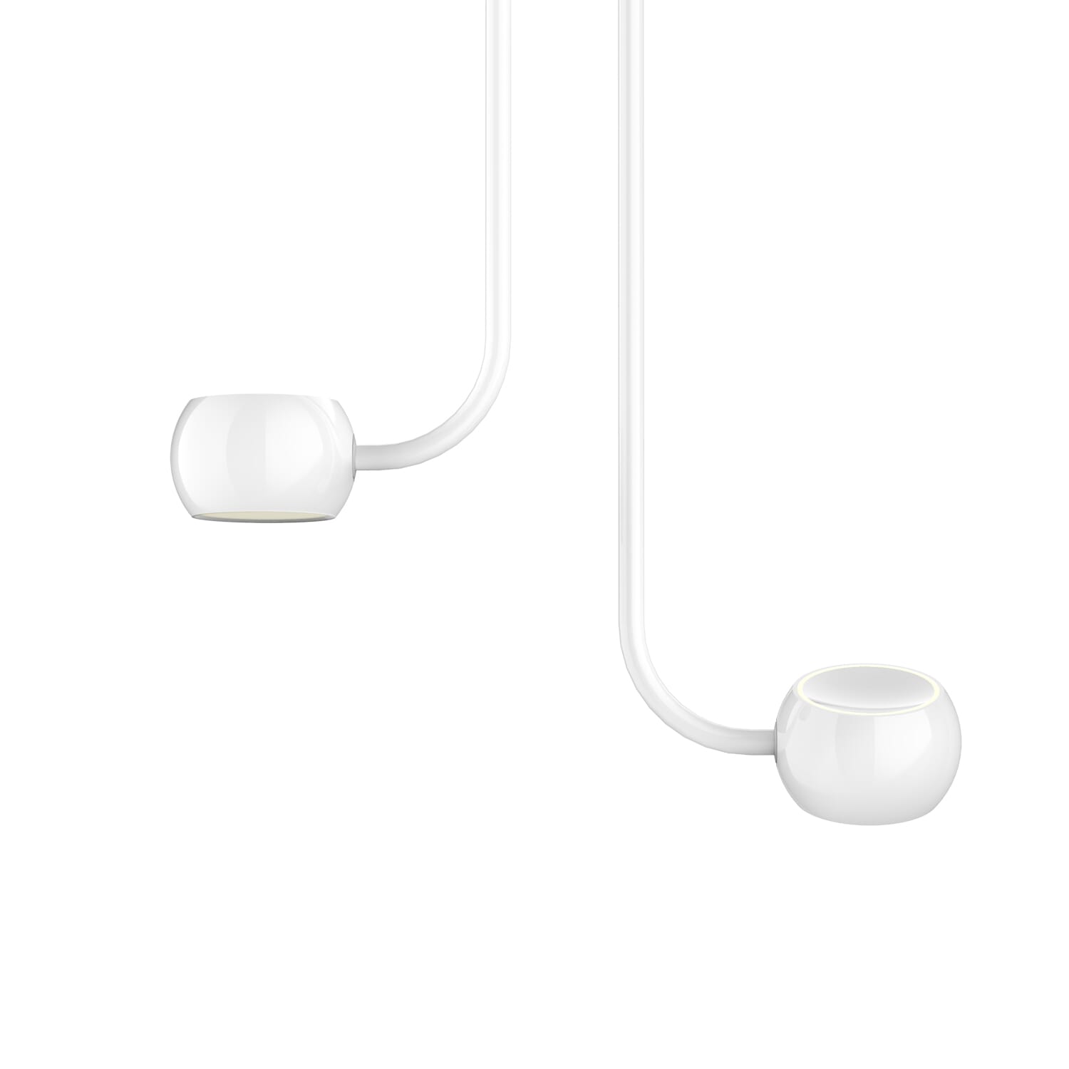 Kuzco Flux LED Pendant Light in White