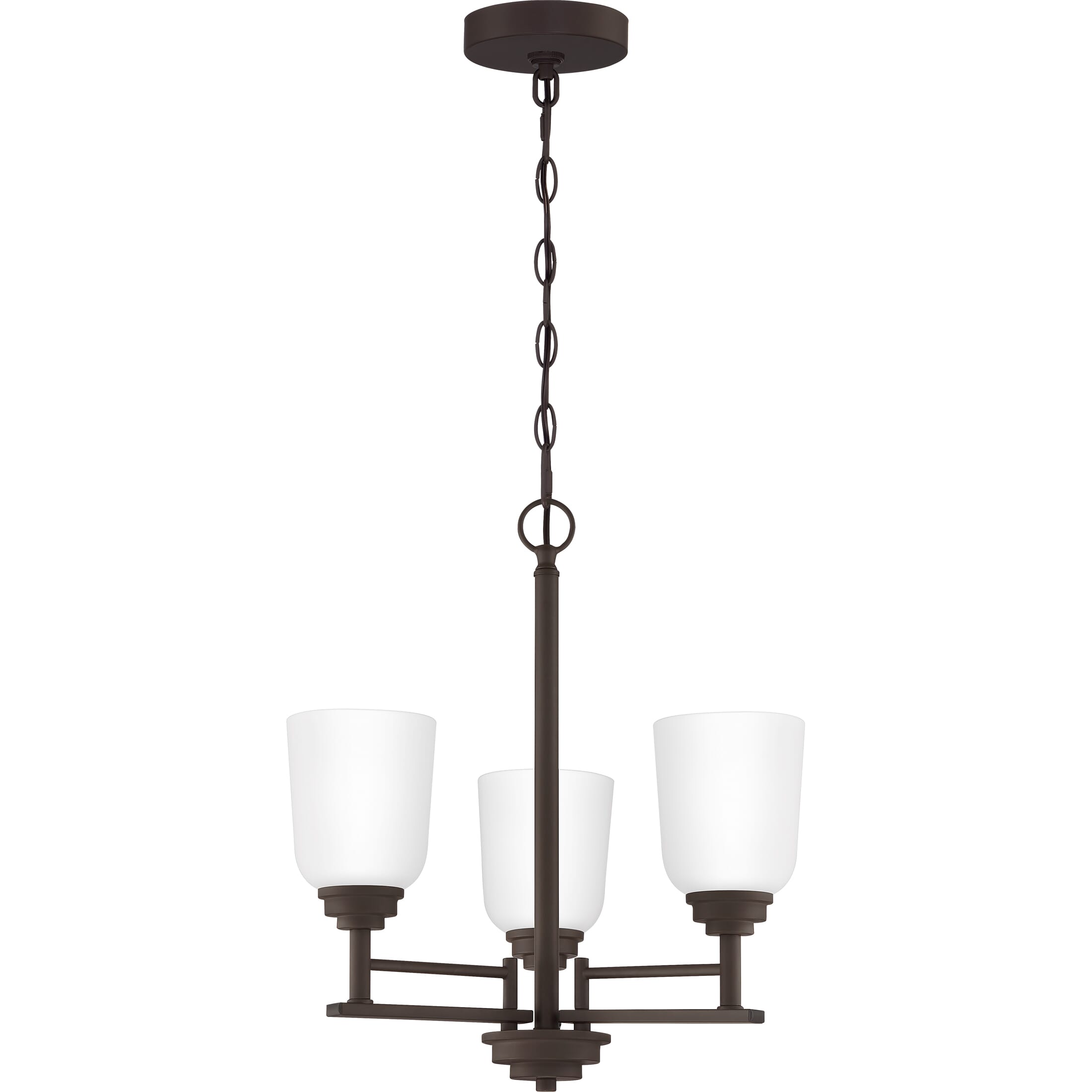 Quoizel Foley 3-Light 19" Transitional Chandelier in Old Bronze