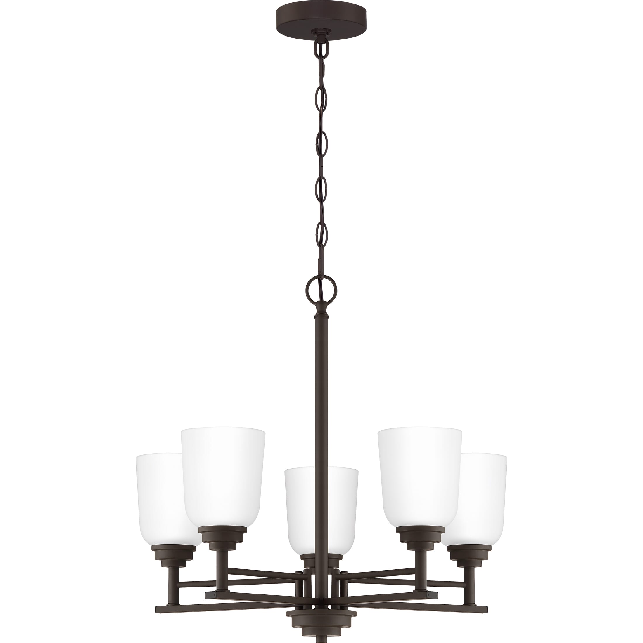 Quoizel Foley 5-Light 21" Transitional Chandelier in Old Bronze