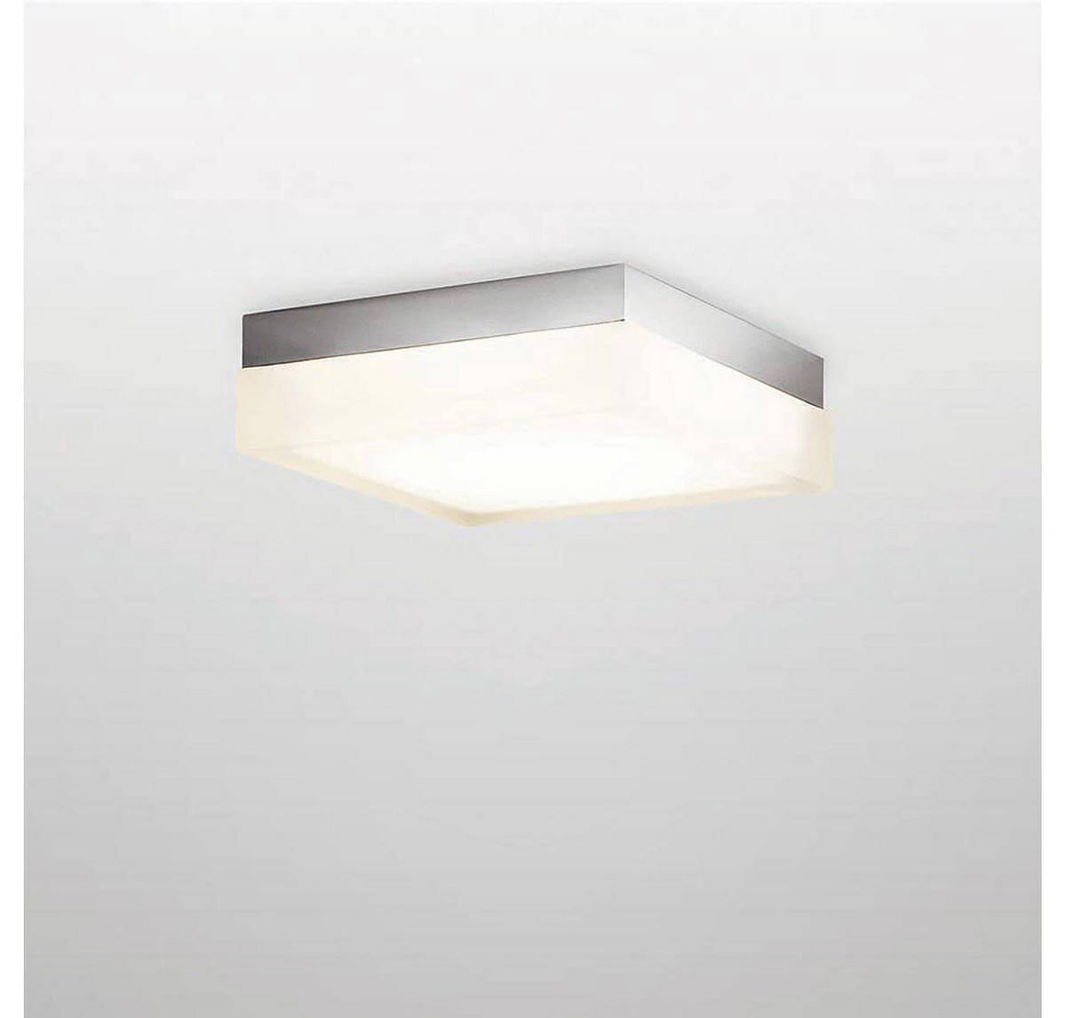 WAC Lighting 120V Dice 6" Square LED Warm White Flush Mount in Brushed Nickel