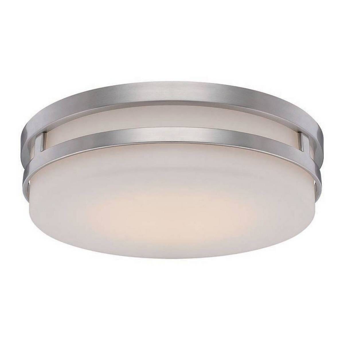 WAC Lighting 120V Vie LED Flush Mount in Brushed Nickel