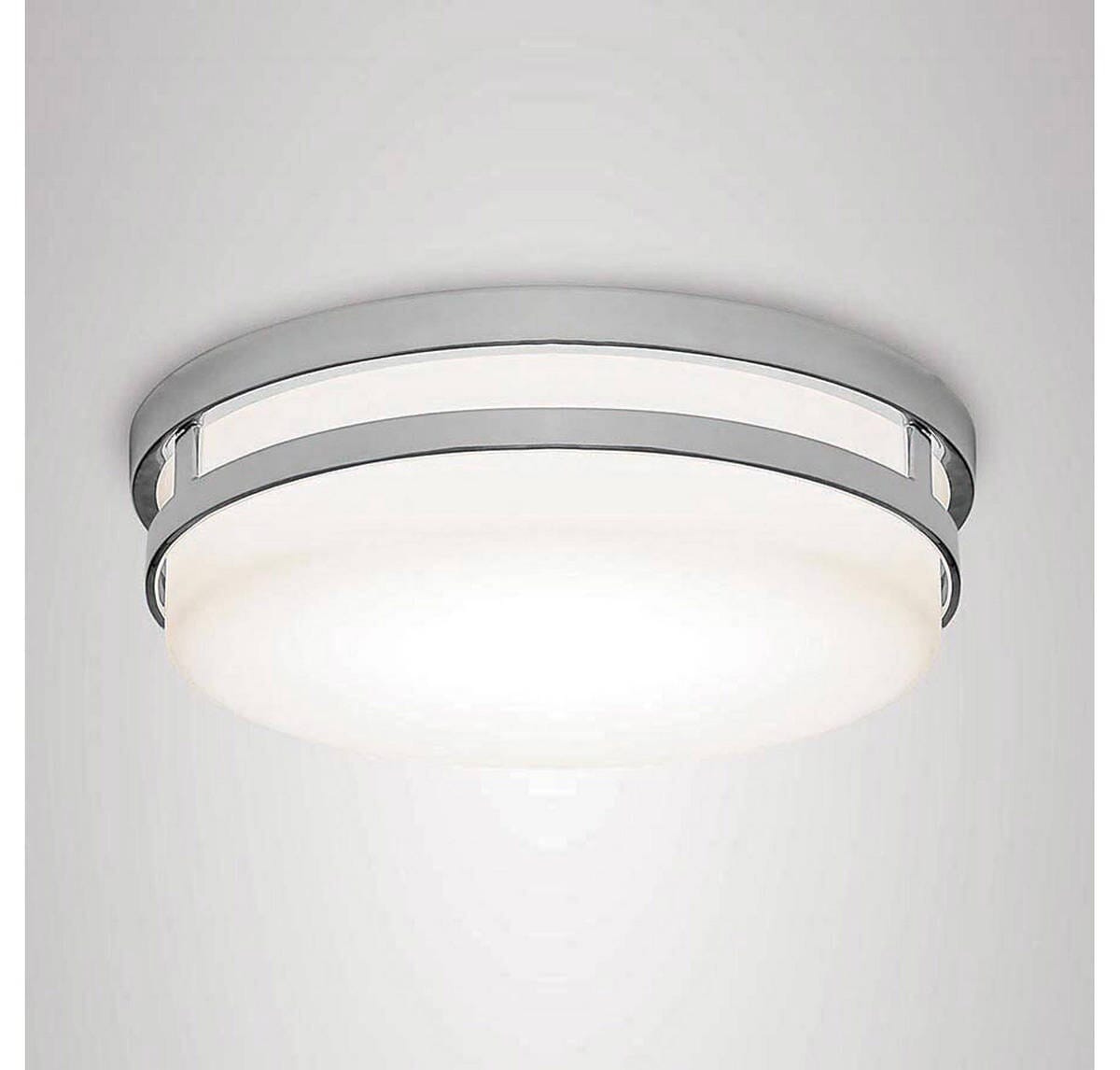 WAC Lighting 120V Vie Collection LED Flush Mount in Chrome