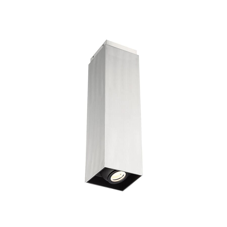 Modern Forms Box 6" Ceiling Light in Brushed Aluminum