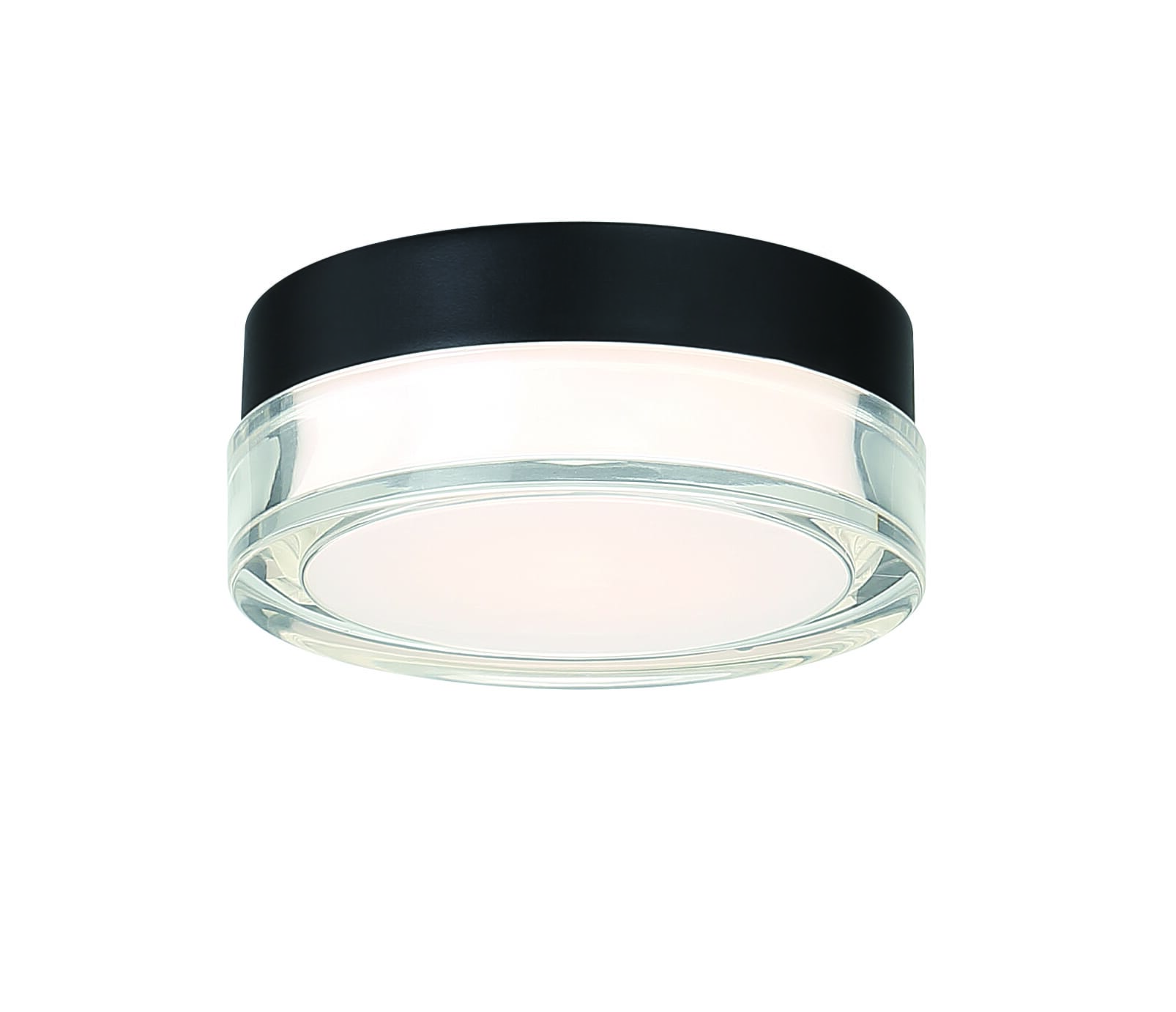 Modern Forms Pi 3" Outdoor Ceiling Light in Black