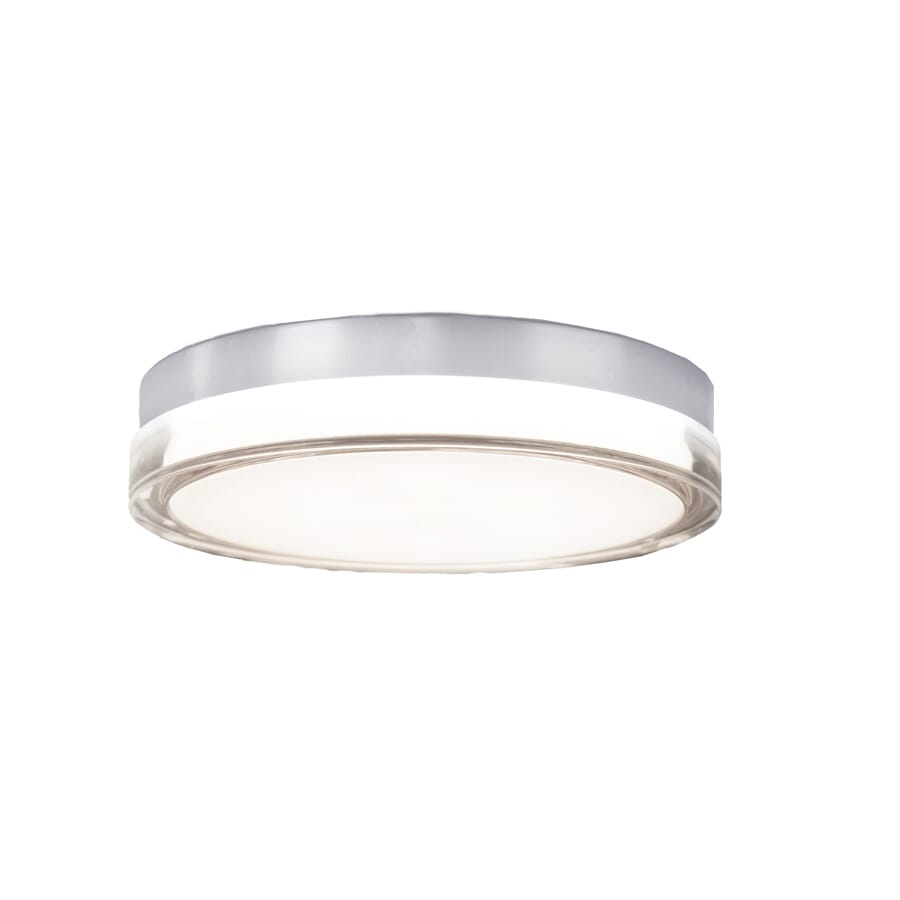 Modern Forms Pi 12" Outdoor Ceiling Light in Stainless Steel