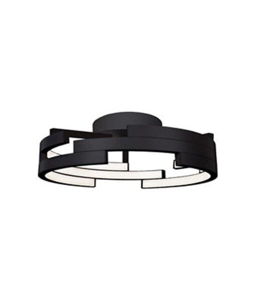 Kuzco Anello LED Ceiling Light in Black