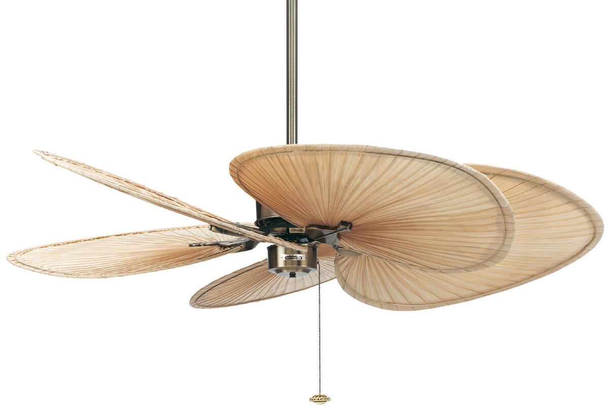 Fanimation Islander Motor-Only Ceiling Fan in Antique Brass