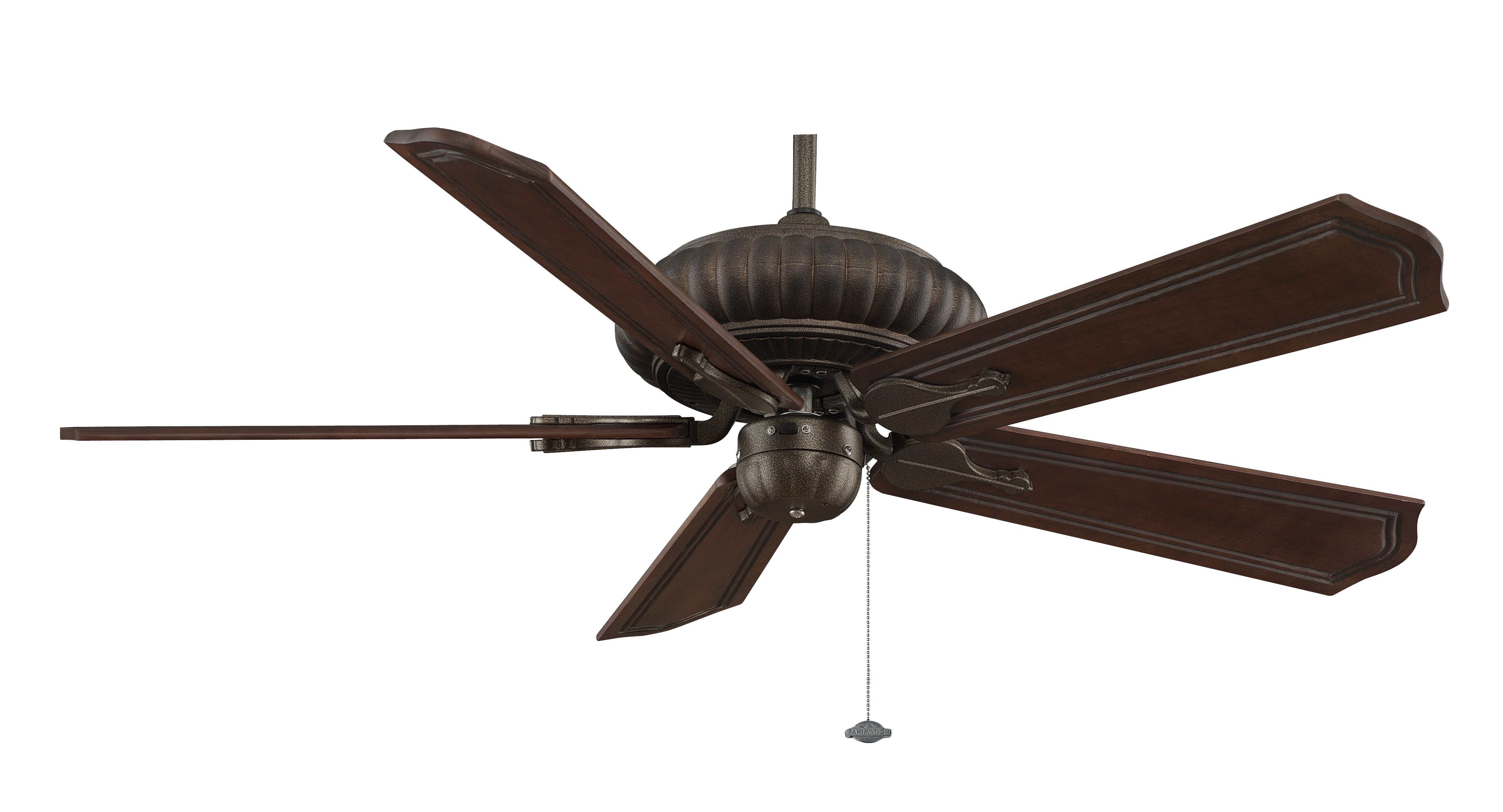 Fanimation Belleria 5-Blade Ceiling Fan Motor (Only) in Aged Bronze