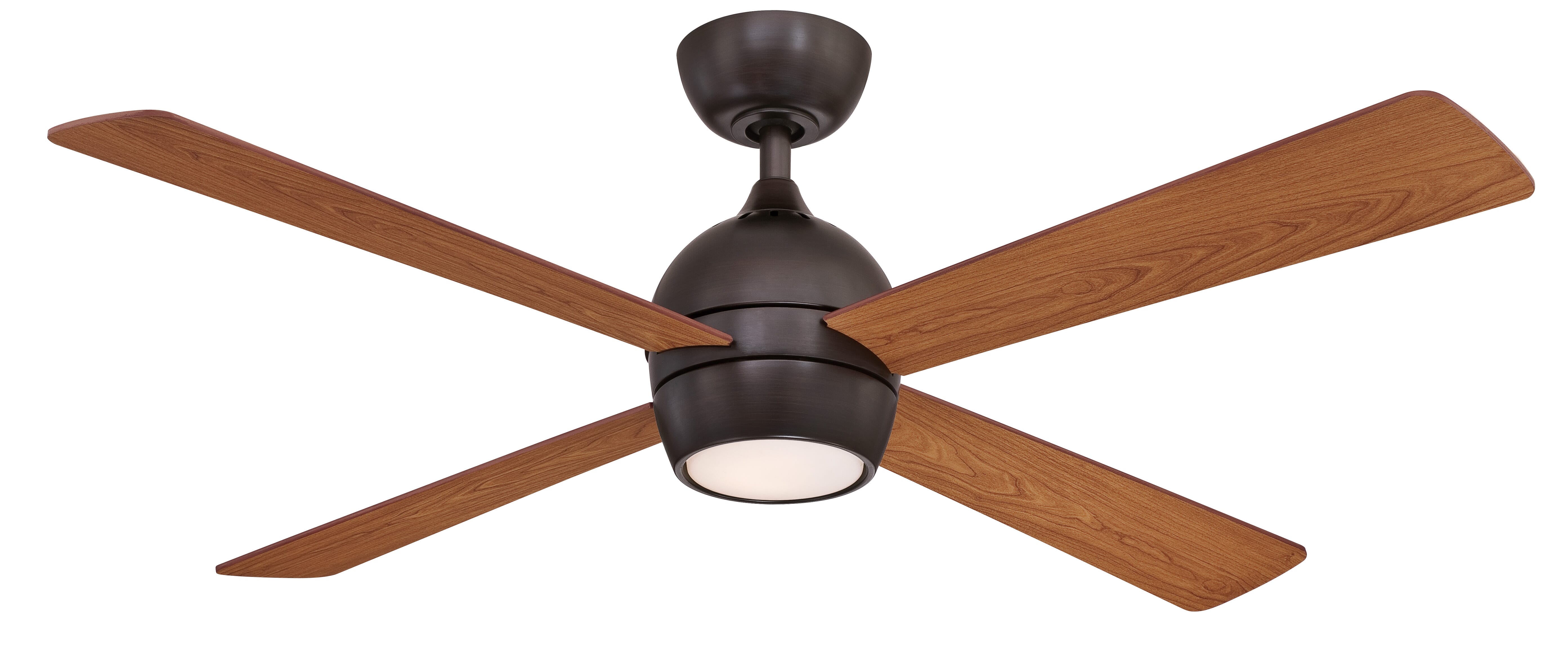 Fanimation Kwad 52" LED Ceiling Fan in Dark Bronze