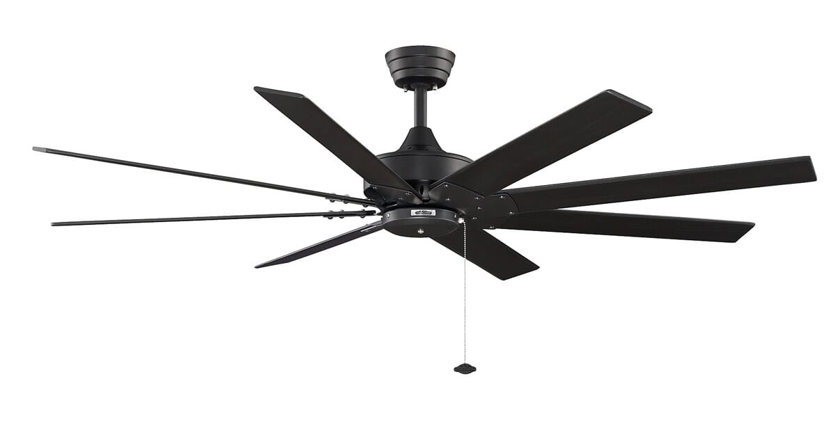 Fanimation Levon 63" Ceiling Fan in Black