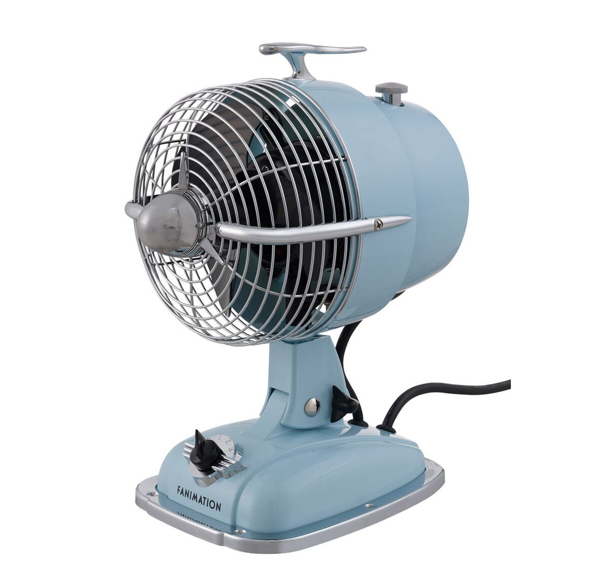 Fanimation Urbanjet 6" Desk Fan in Baby Blue