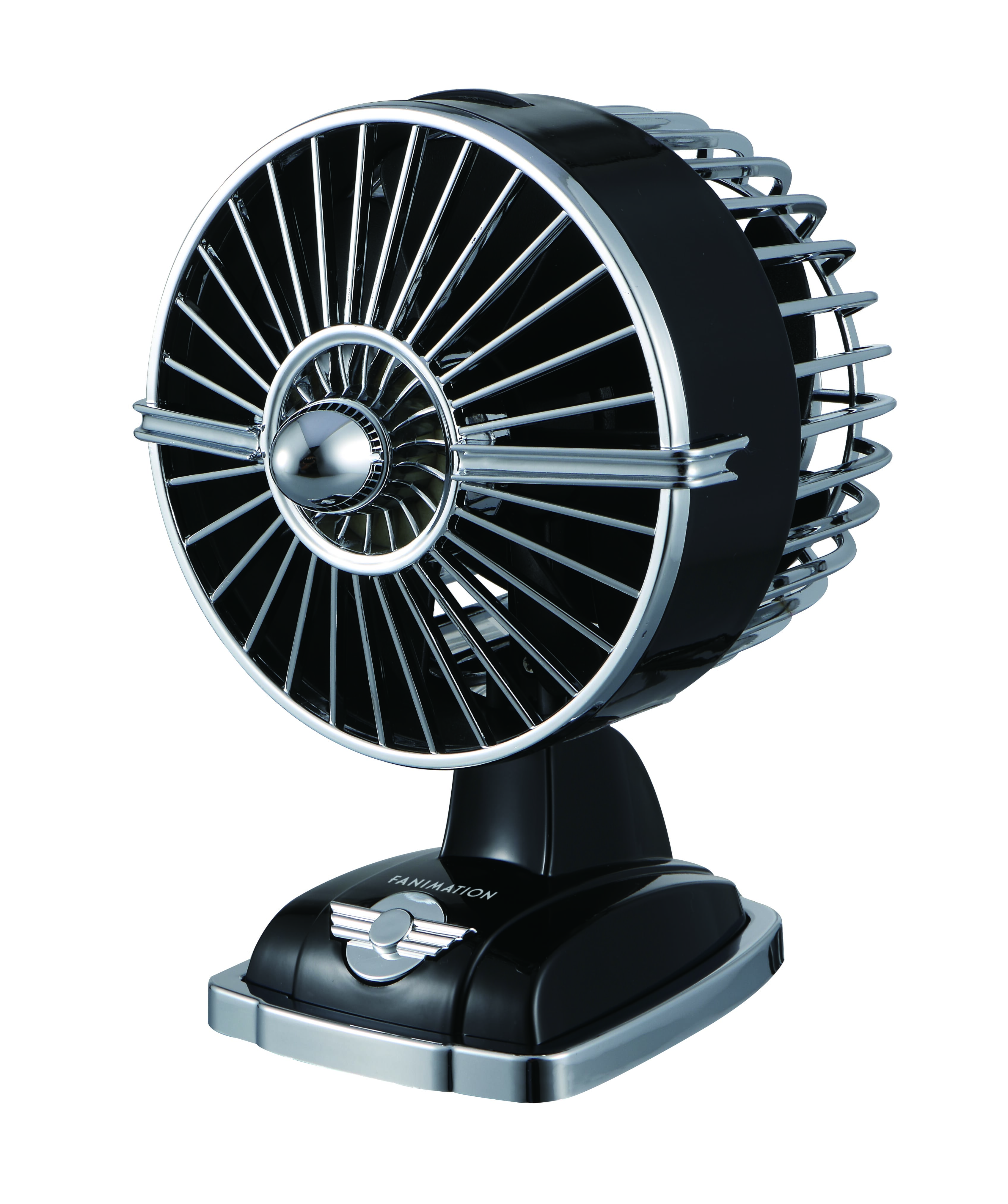 Fanimation UrbanJet Jr 4.4" Small Desk Fan in Mysterious Black