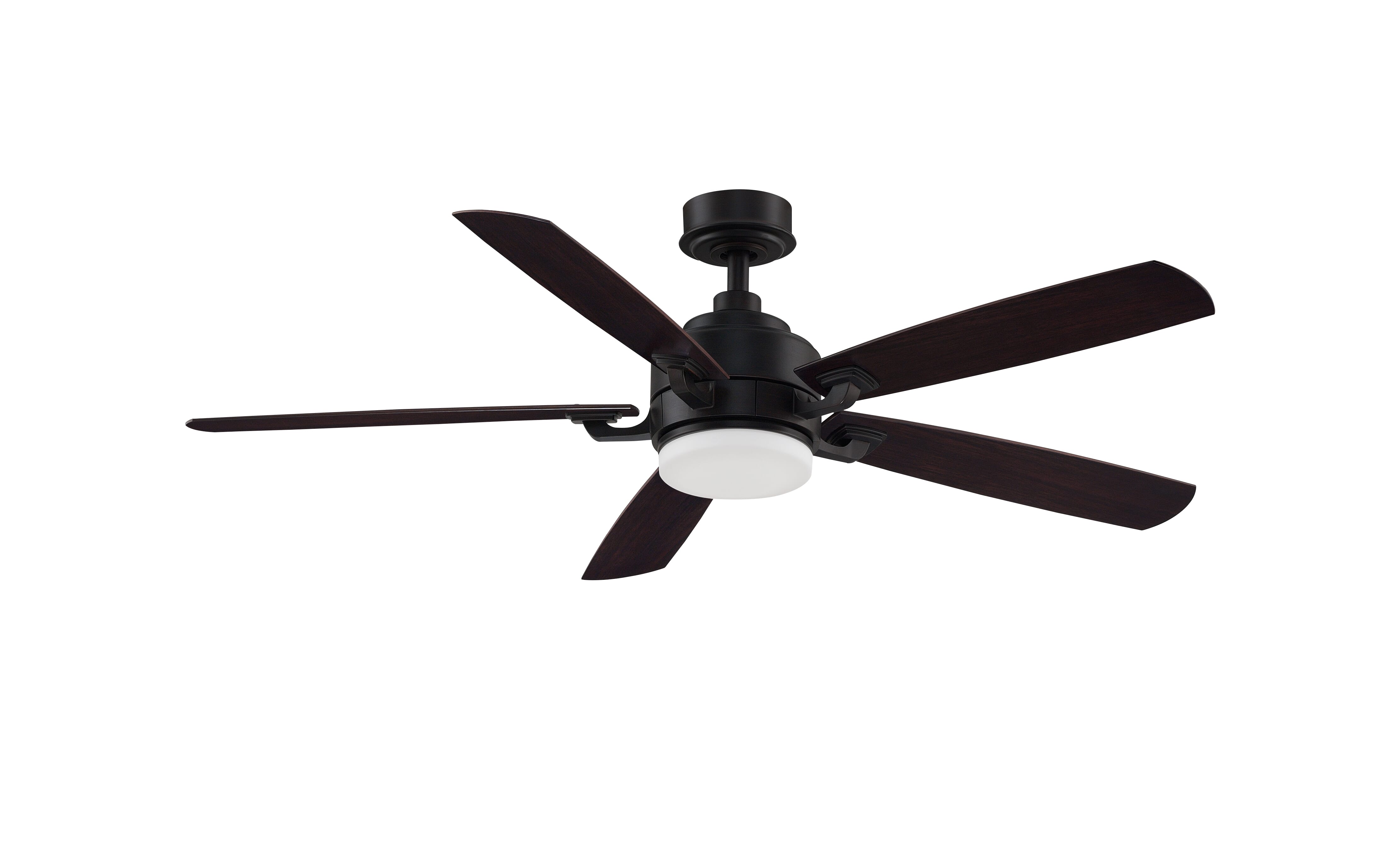 Fanimation Benito v2 1-Light 52" 5-Blade Ceiling Fan in Dark Bronze