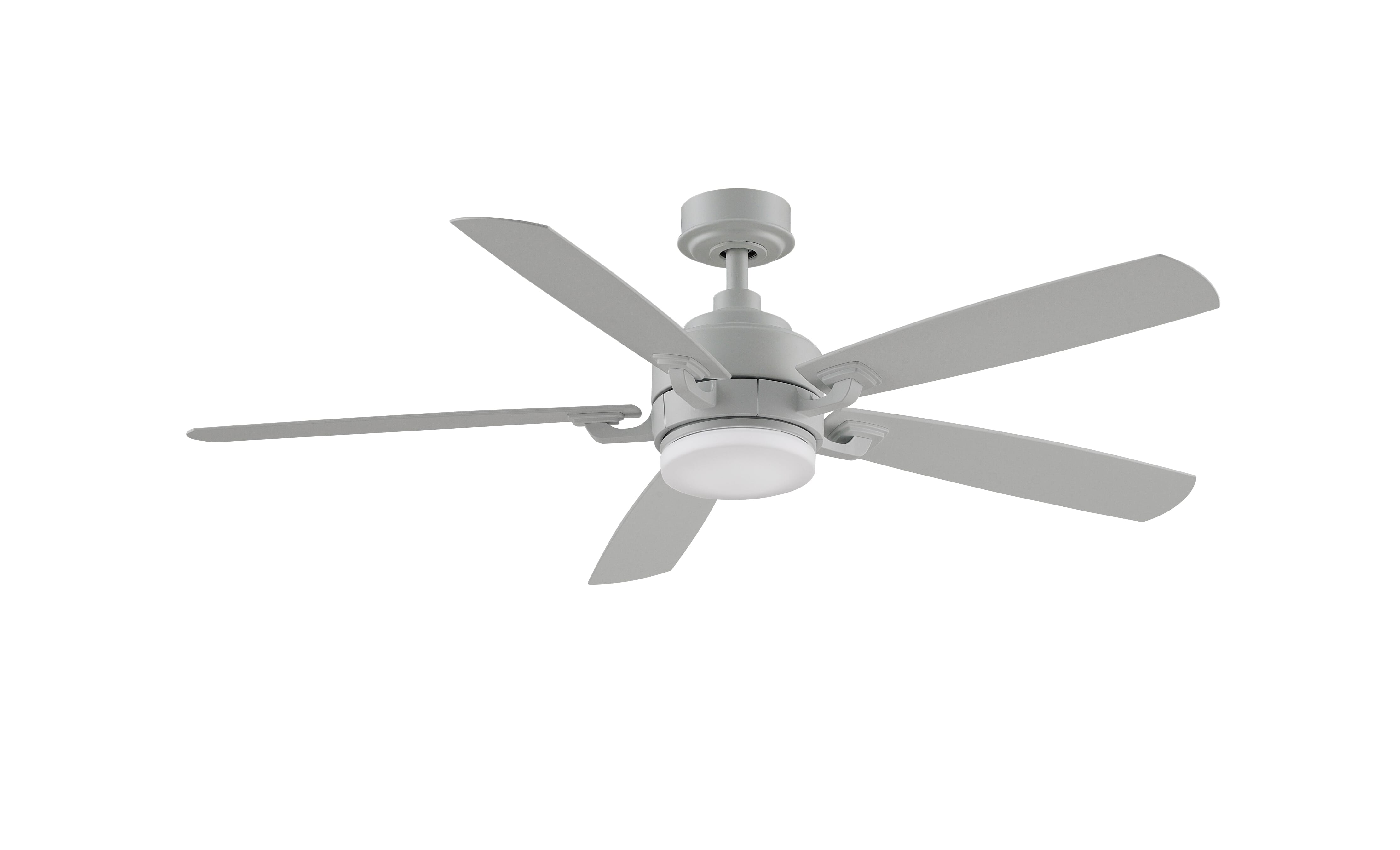 Fanimation Benito v2 1-Light 52" 5-Blade Ceiling Fan in Matte White