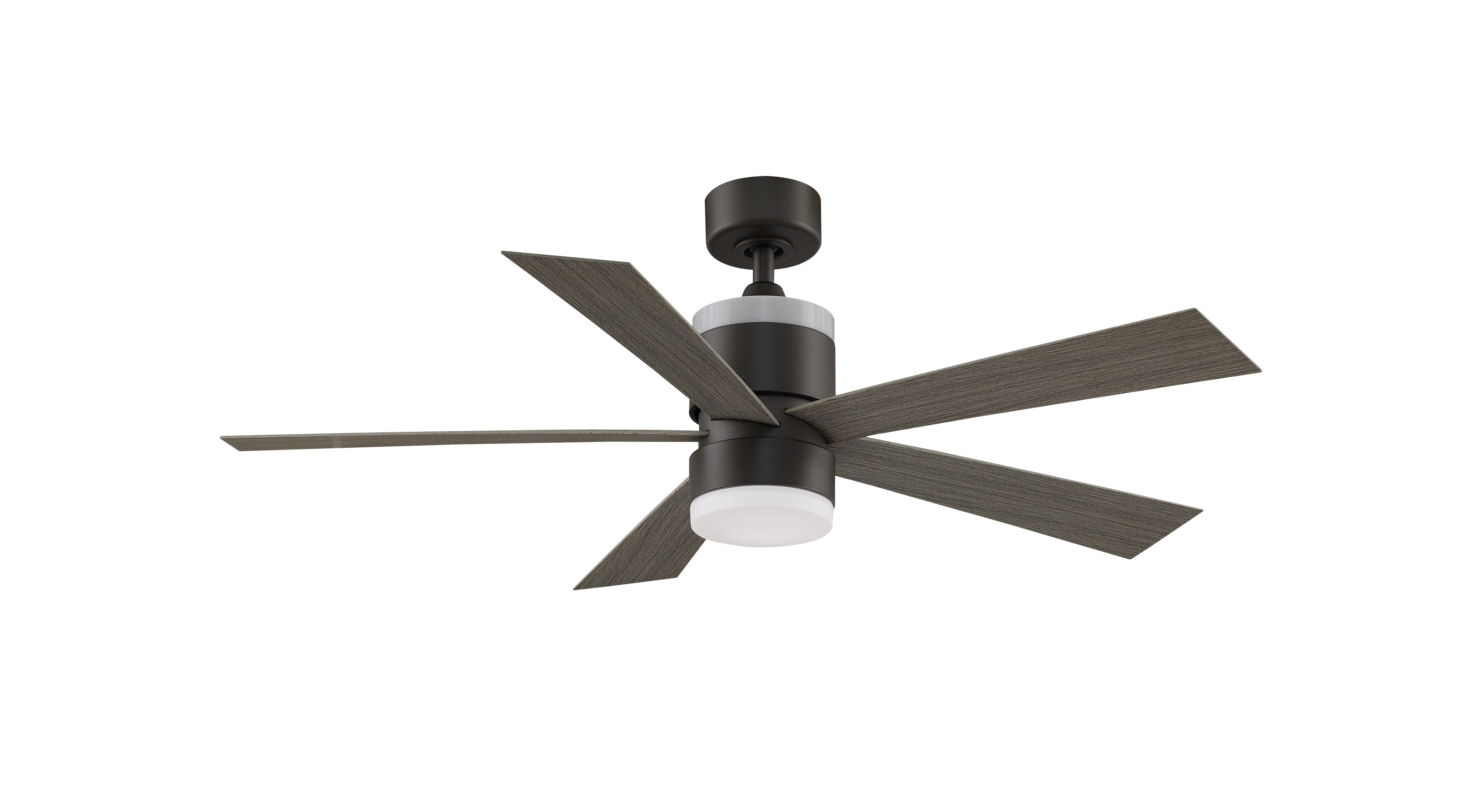 Fanimation Torch 1-Light 52" 5-Blade Ceiling Fan in Matte Greige