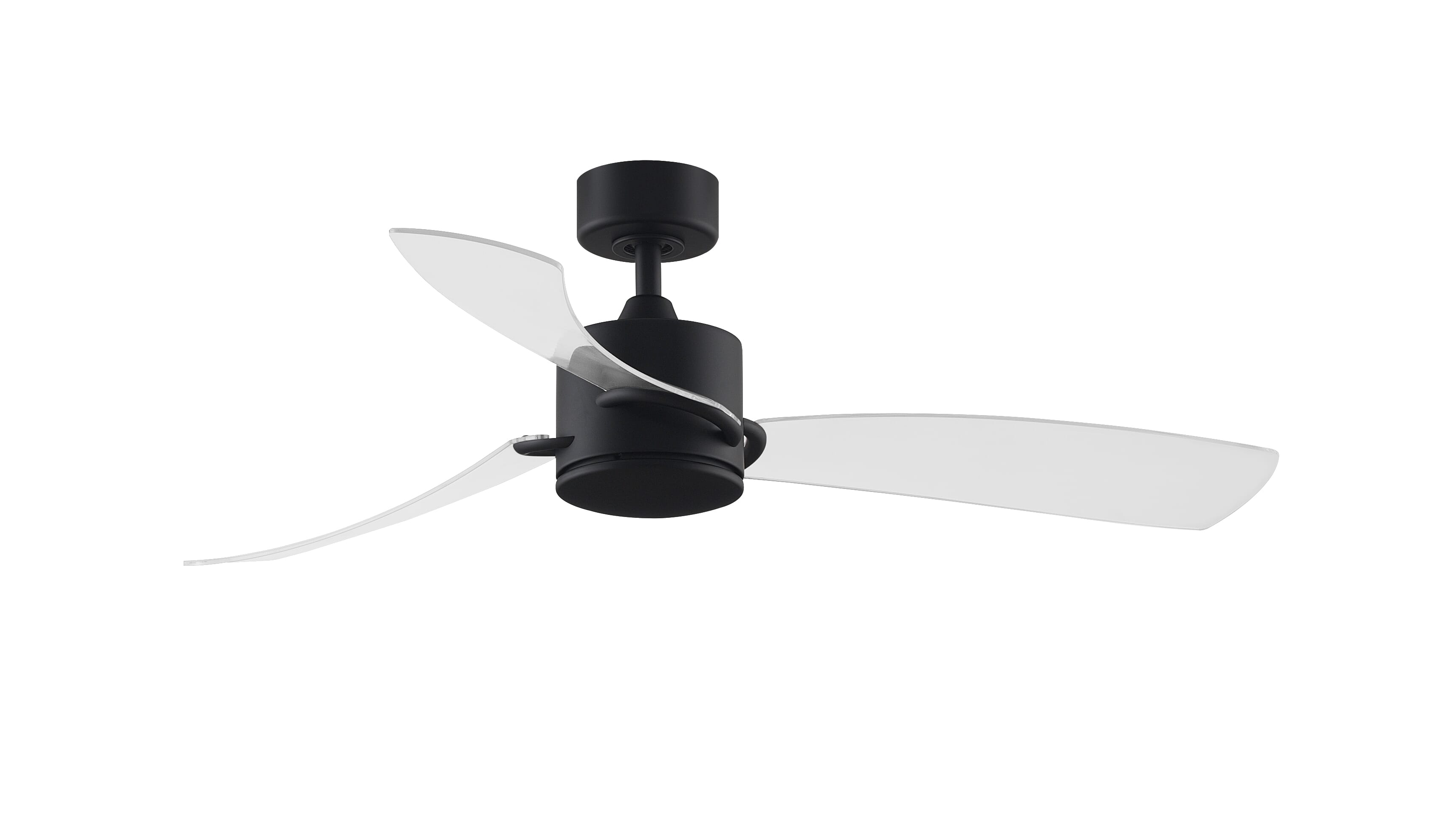 Fanimation SculptAire 52" LED Indoor Ceiling Fan in Black with Opal Frosted Glass