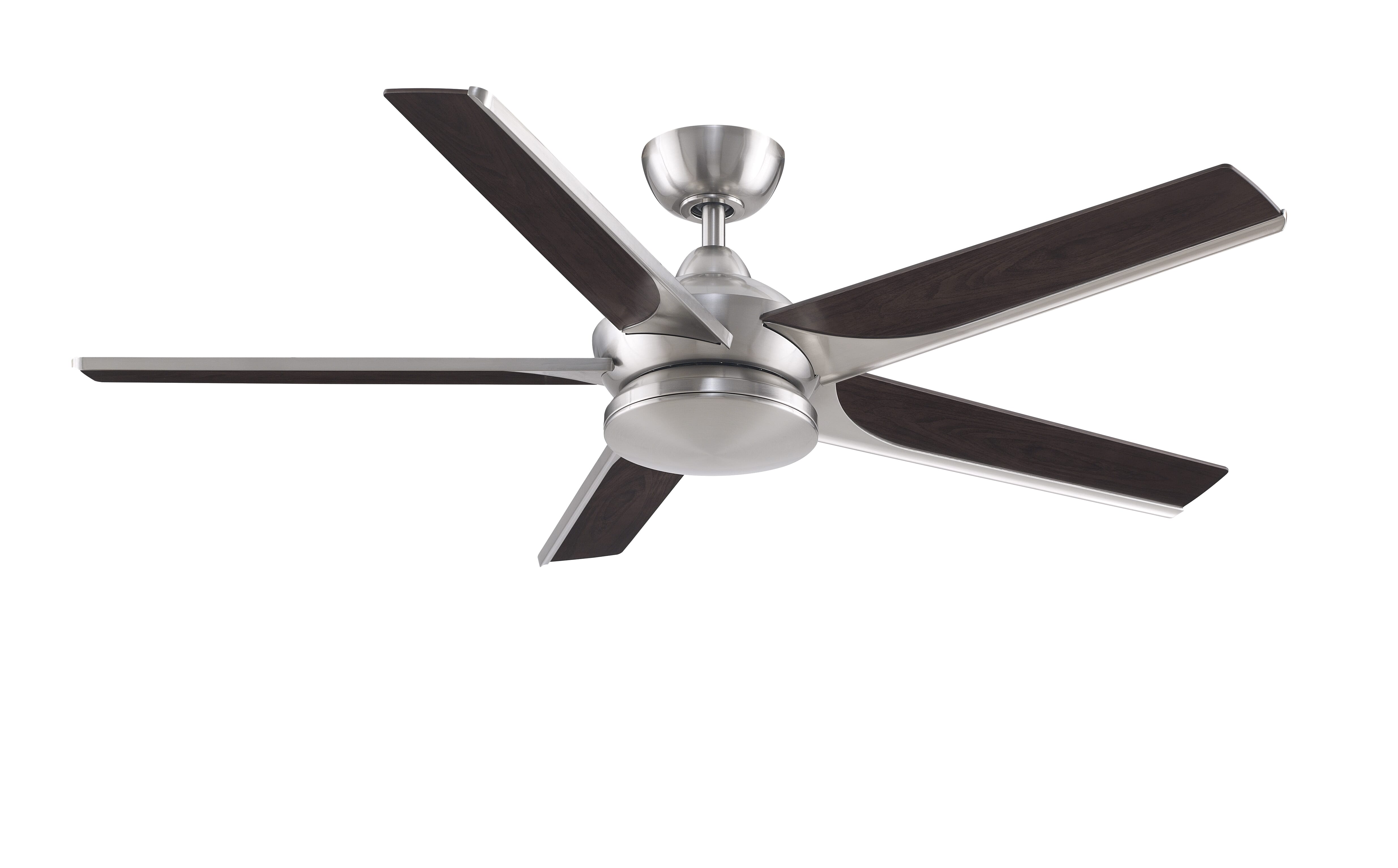 Fanimation Subtle 56" LED Indoor Ceiling Fan in Brushed Nickel with Opal Frosted Glass