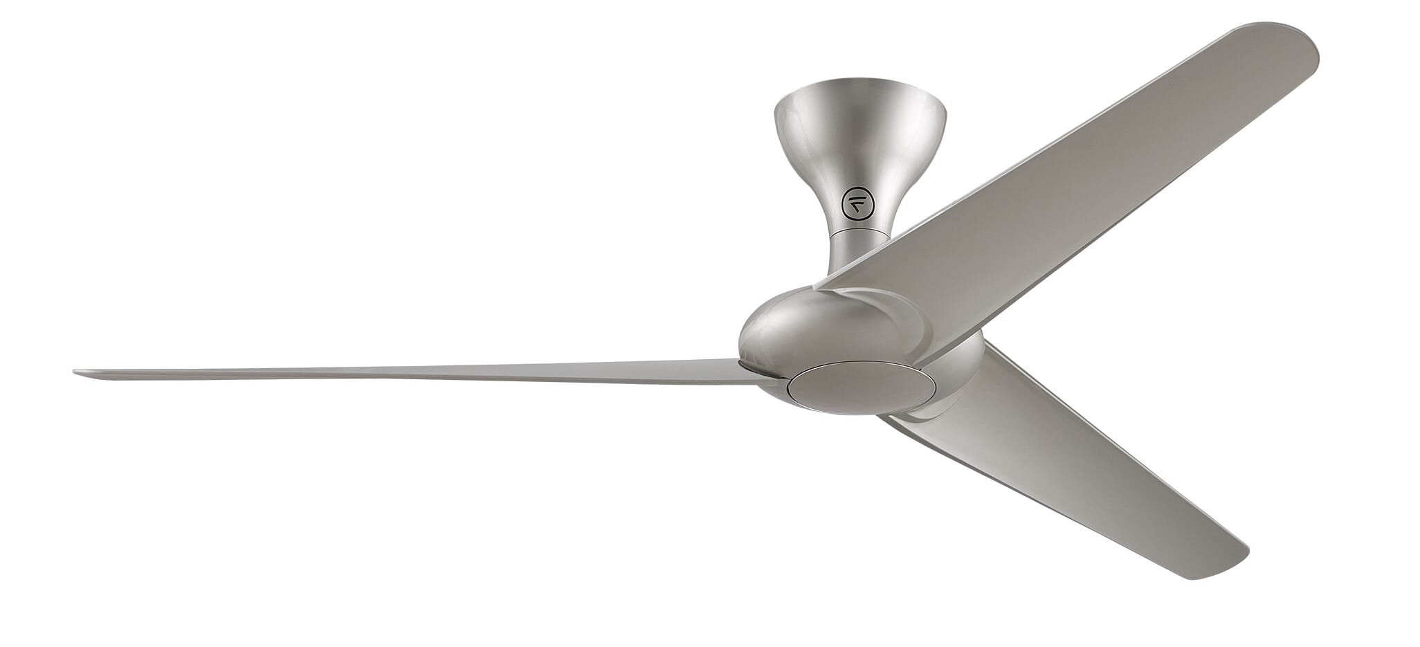 Fanimation Drone 60" Flush Mount Ceiling Fan in Silver