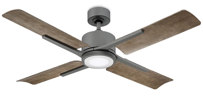 Modern Forms Cervantes Outdoor LED Smart Ceiling Fan in Graphite