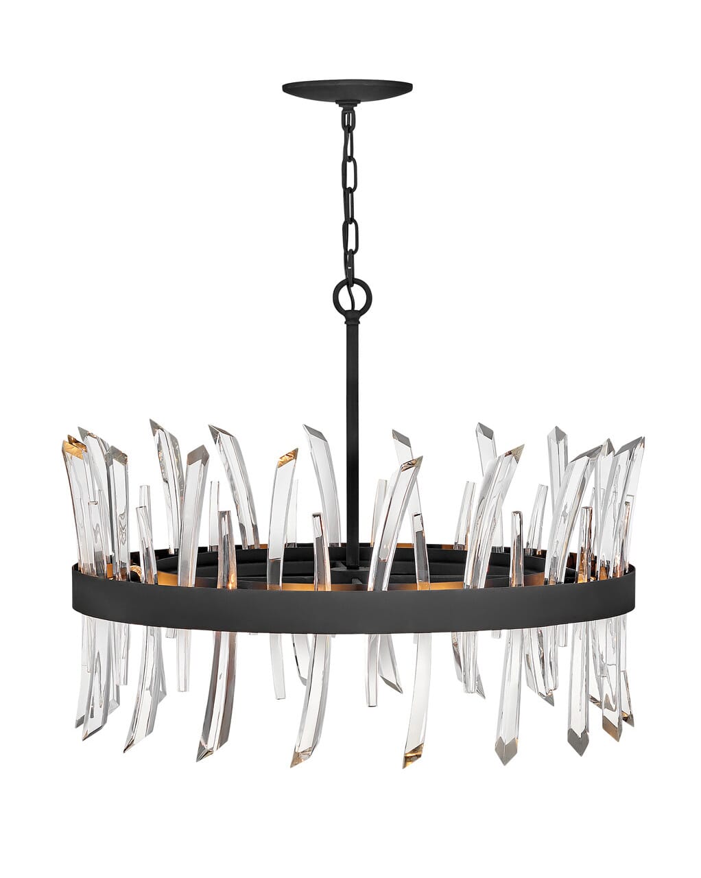 Fredrick Ramond Revel 8-Light Chandelier in Black*